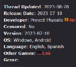 Collection Unity Project Physalis Game Collection [2023-11-24] [Project Physalis, NowaJoestar]