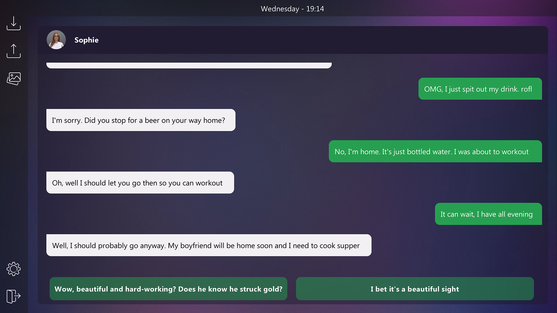 VN Ren'Py Completed Dirty Texts - New Intern [v1.0] [RoyalCandy]