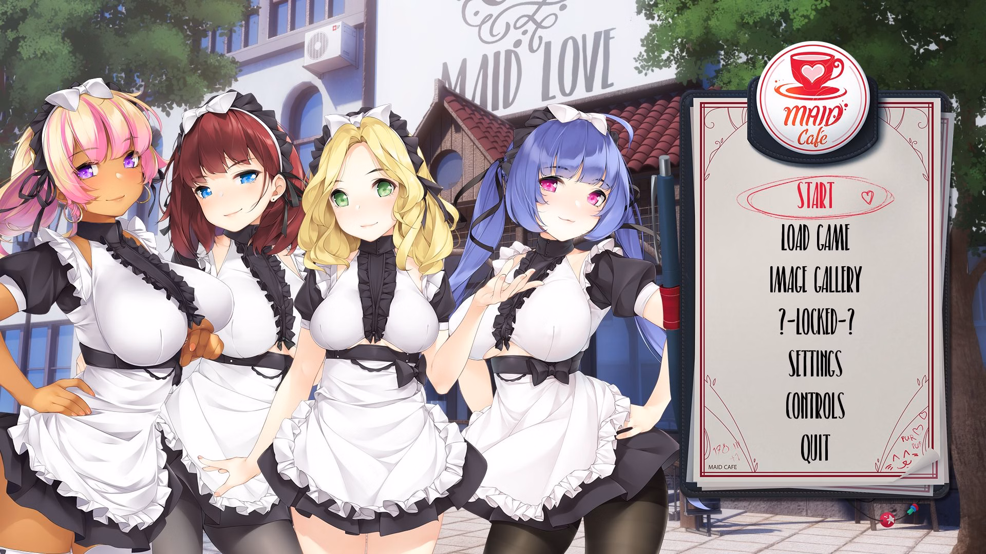 VN Ren'Py Completed Maid Cafe [v1.5 Deluxe] [Maid Games]