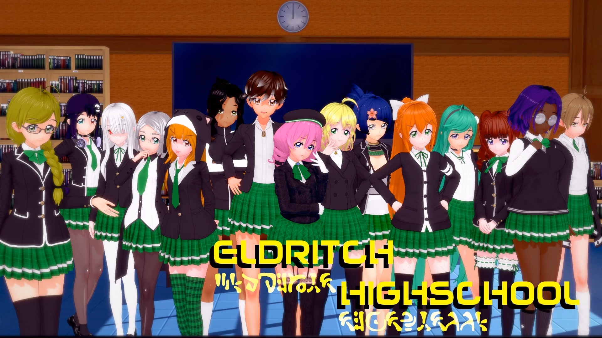 VN Ren'Py Abandoned Eldritch Highschool [v0.1.1c] [Drakenn]