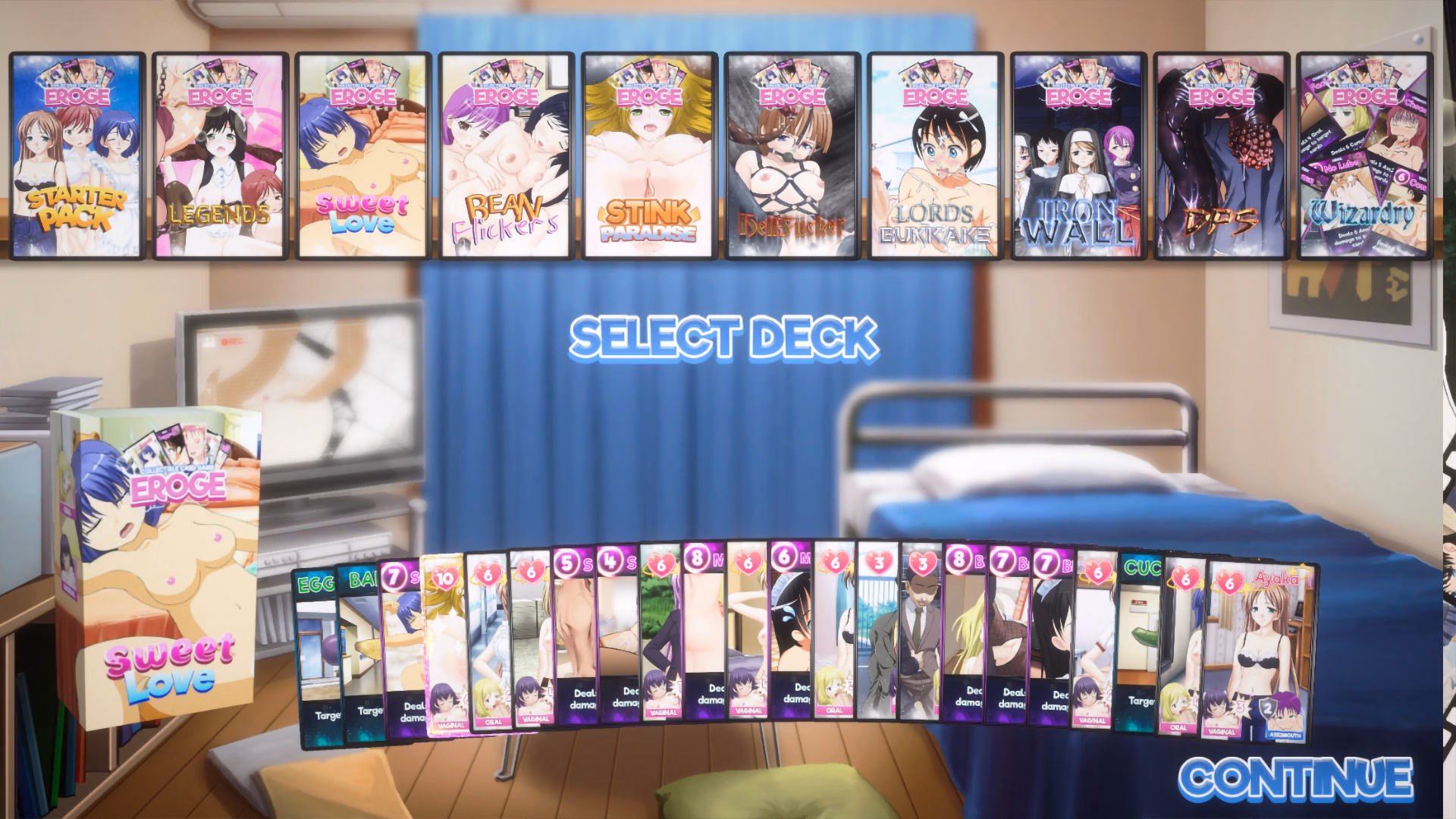 Unity Completed Collectible Card Game Eroge [v1.1] [Nidraval Studios]