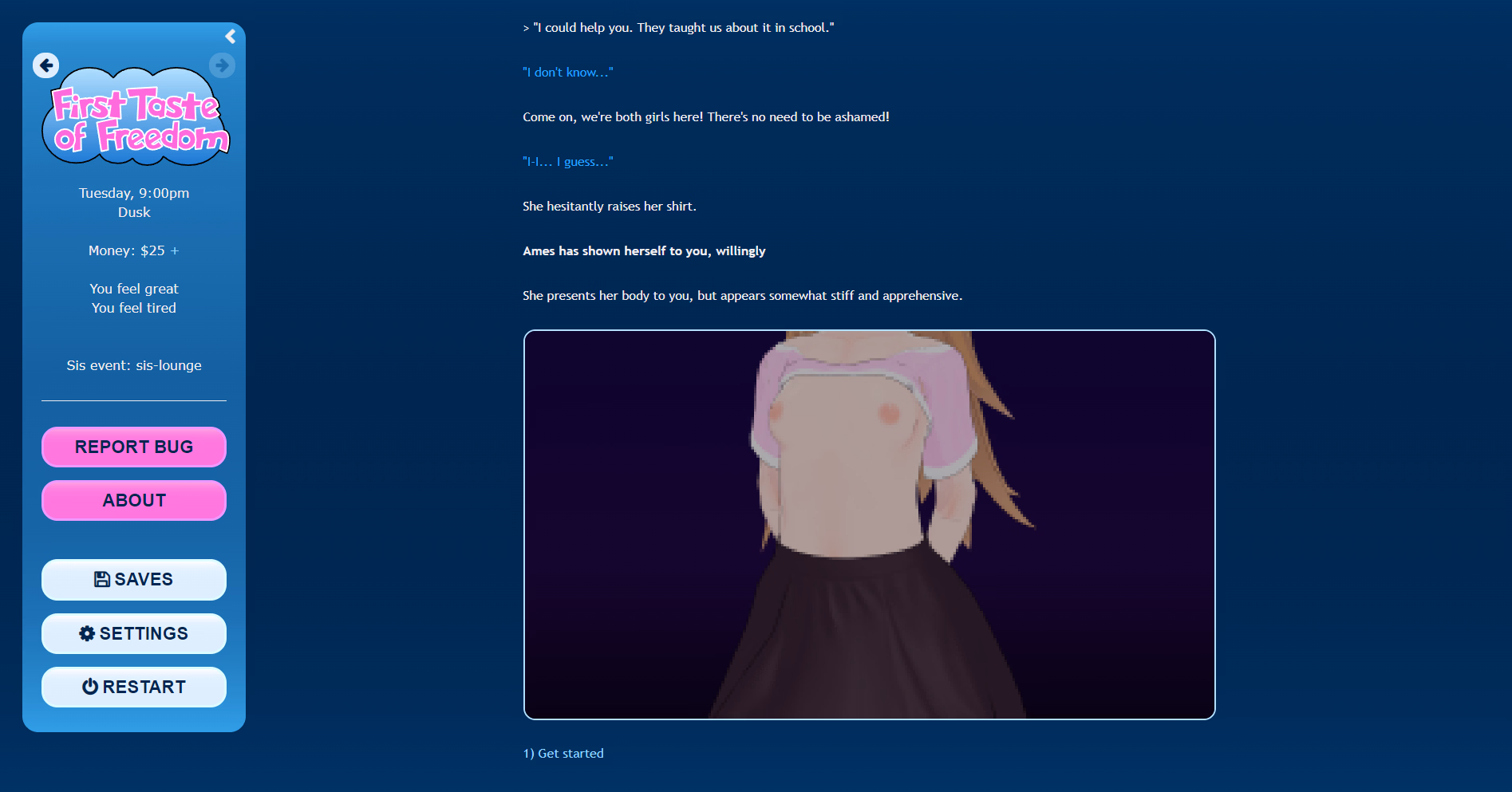 HTML Abandoned First Taste of Freedom [v0.1.0b] [PinkestPetunia]