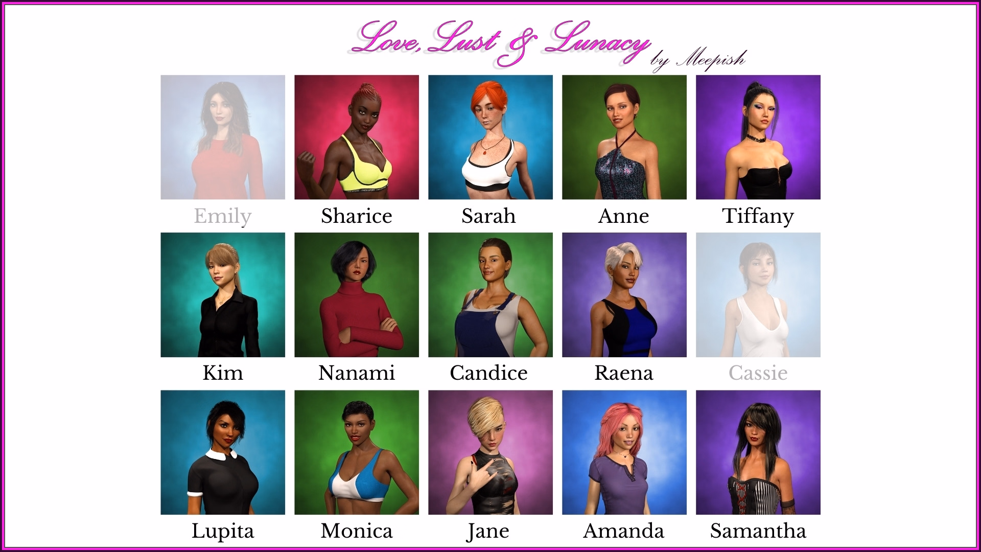 VN Ren'Py Abandoned Love, Lust & Lunacy [v1.0.1] [Meep!]