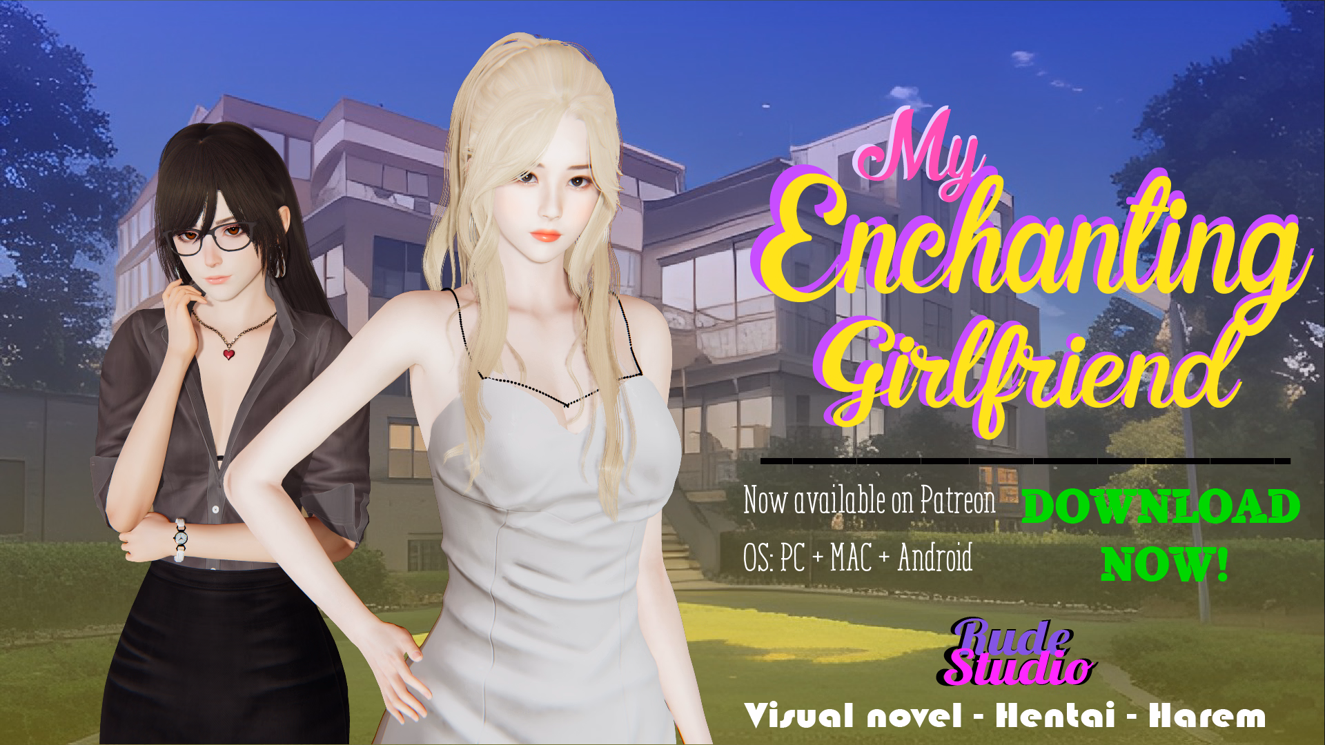 VN Ren'Py Completed My Enchanting Girlfriends [Final] [RudeStudio] download