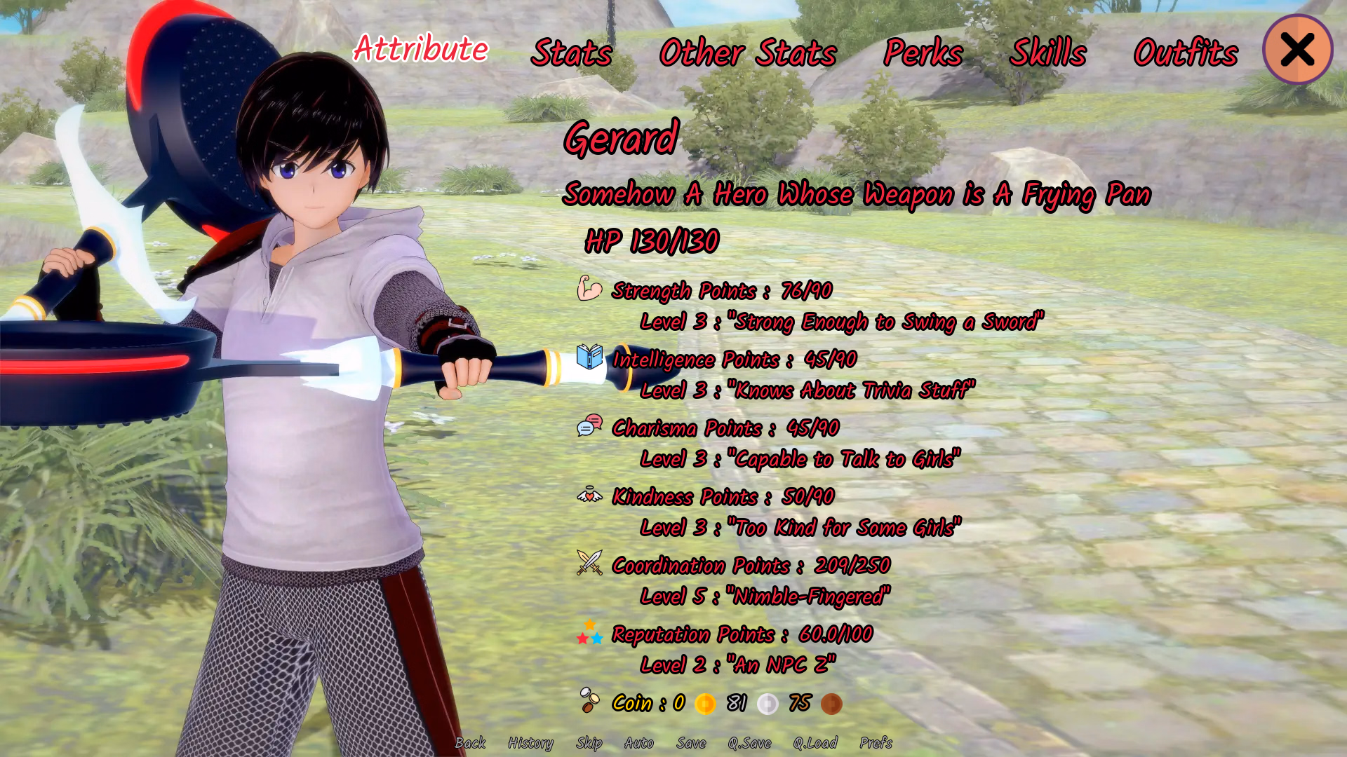 Ren'Py Abandoned The Daily Life of the Pan Hero [v0.8.1] [Steradianfauns]