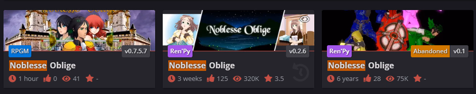 RPGM Noblesse Oblige [v0.18.1.1] [Lord Forte Games]