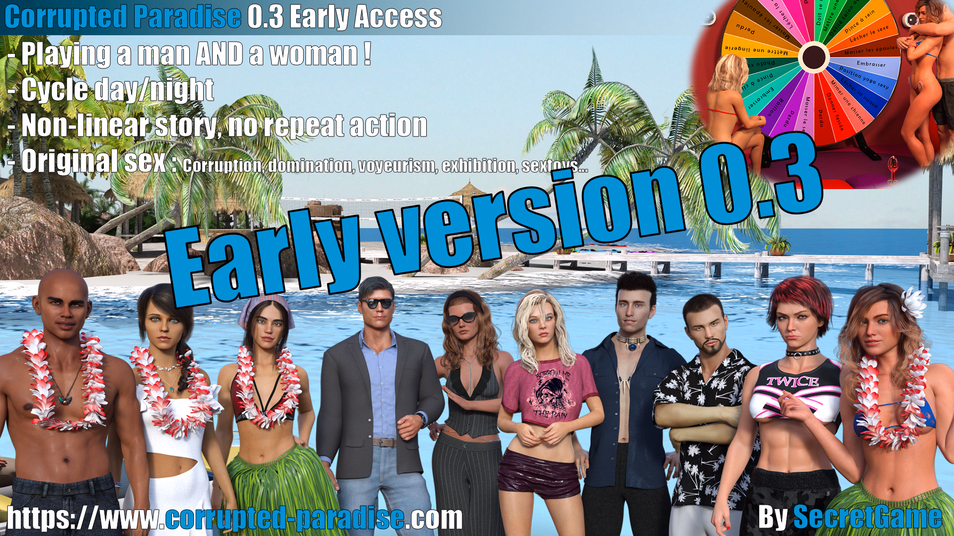 Ren'Py Completed Corrupted Paradise [v0.99] [SecretGame18]