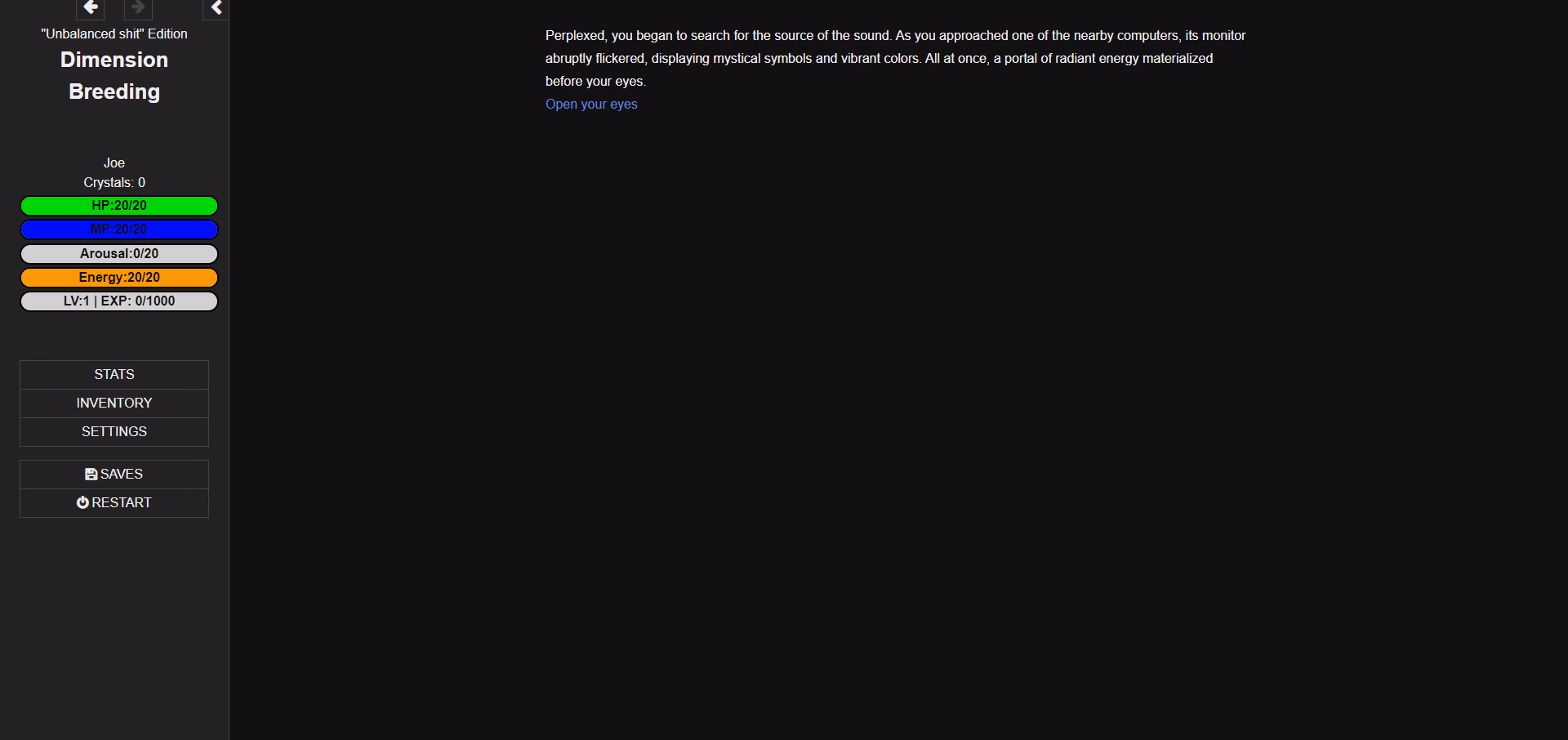 HTML Abandoned Dimension Breeding [v0.0.1] [SomeSneakyDev]