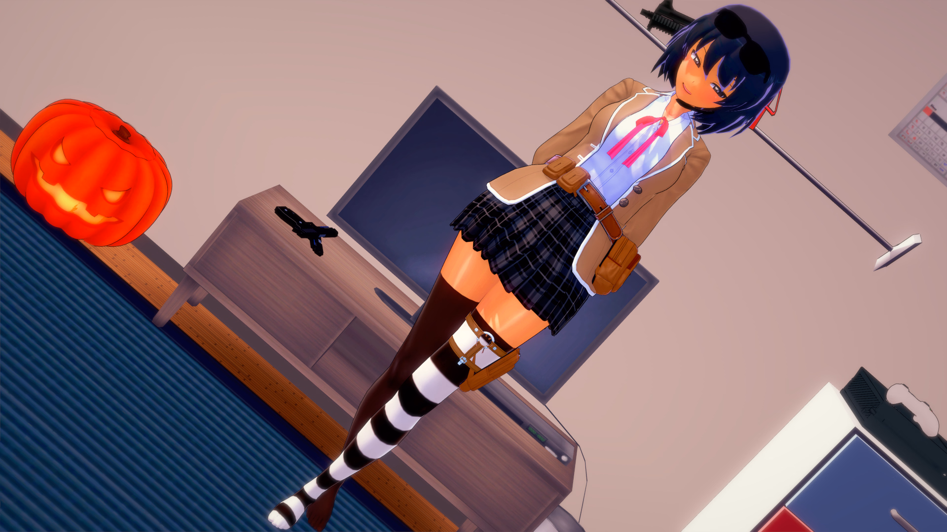 VN Ren'Py Completed Leopan's Halloween Party [v1.3] [Upforkilling]