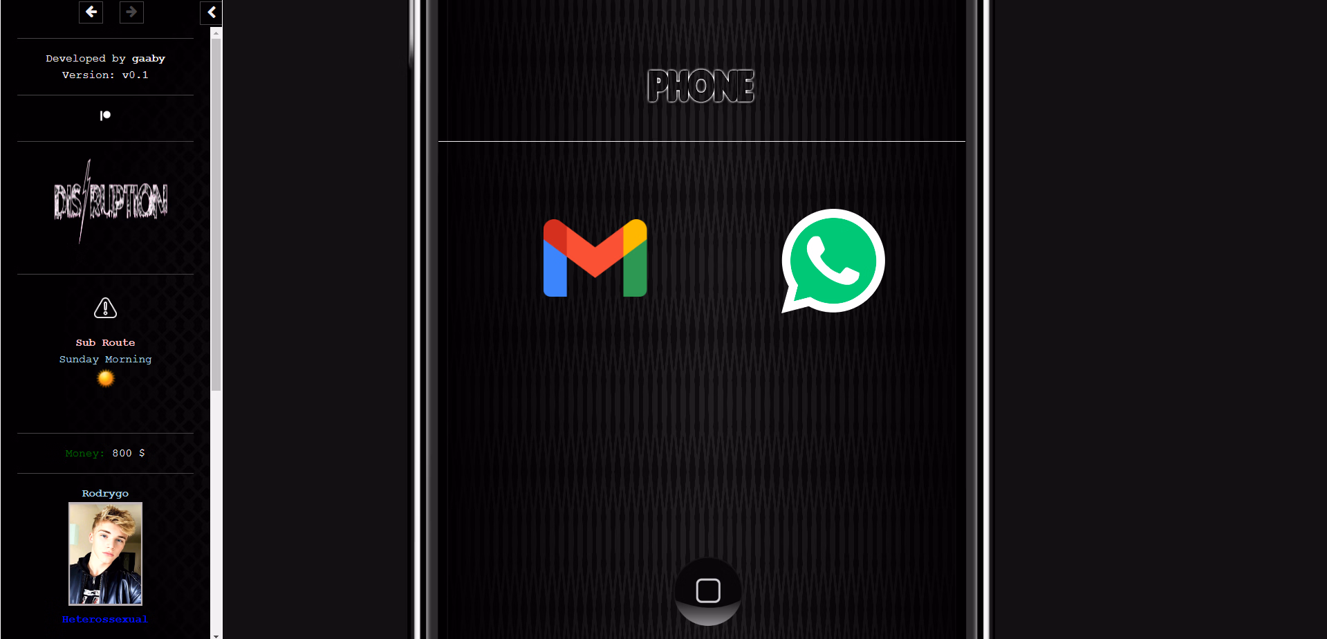 HTML Disruption [v0.70 Public] [gaaby]