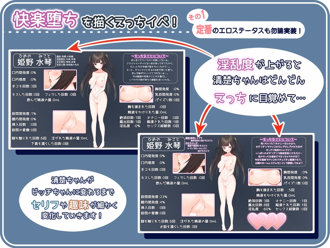 RPGM Completed Seiso-Za-Bicchi: ~The Pure Girl's Harassment Prostitution Activities~ [v1.0] [moQ moQ soft]