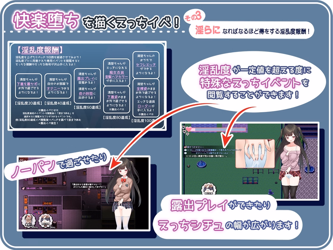 RPGM Completed Seiso-Za-Bicchi: ~The Pure Girl's Harassment Prostitution Activities~ [v1.0] [moQ moQ soft]
