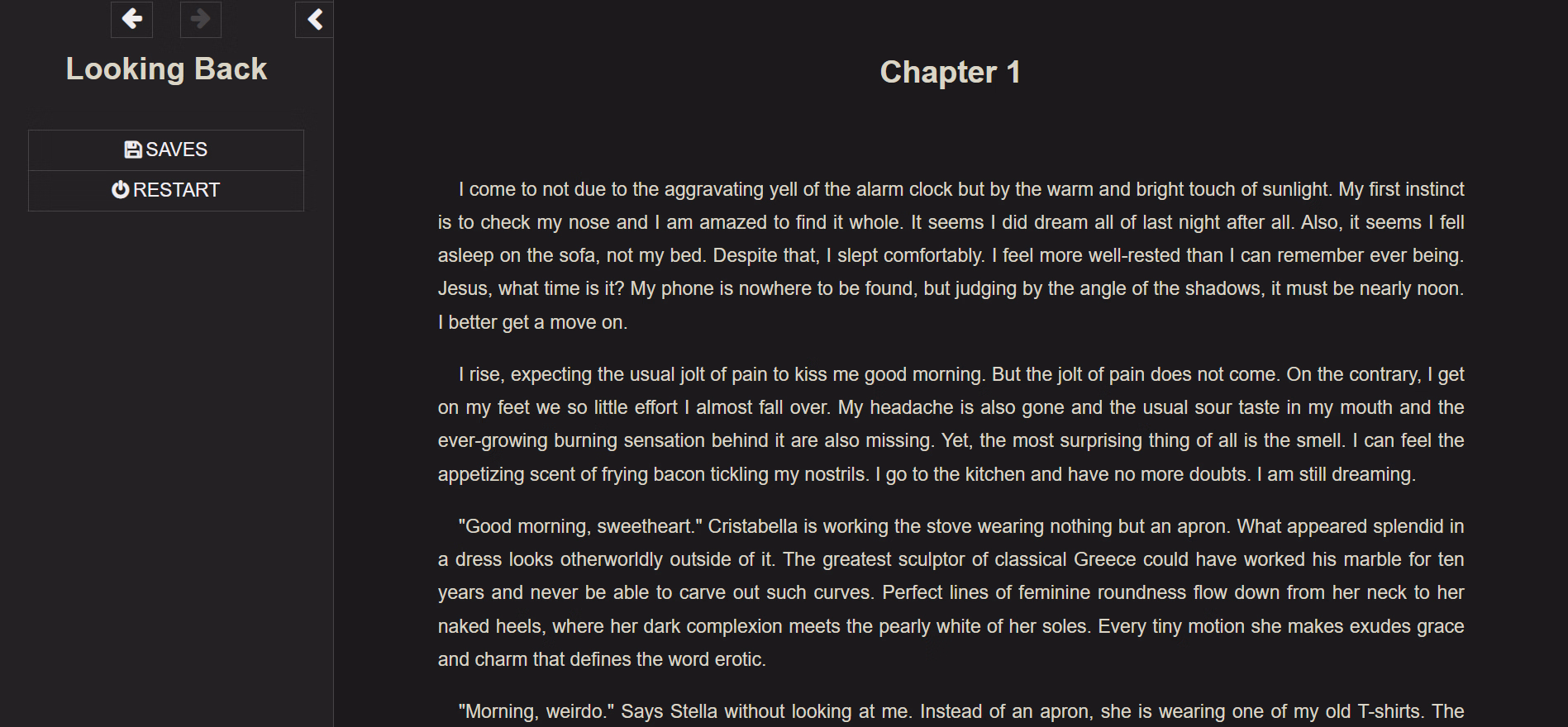 HTML Completed Looking Back [v1.1] [Nobody Cares]