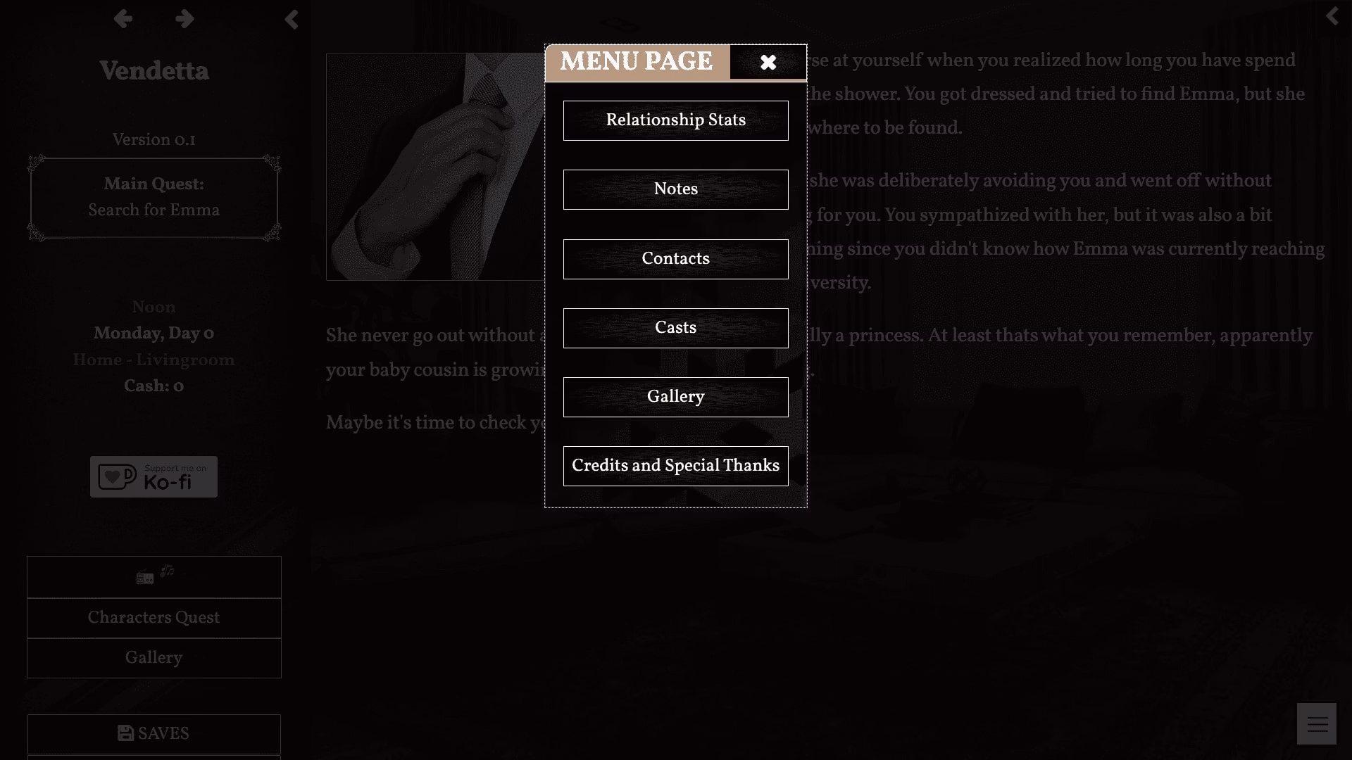 HTML Abandoned Vendetta [v0.3] [Turtleguy007]