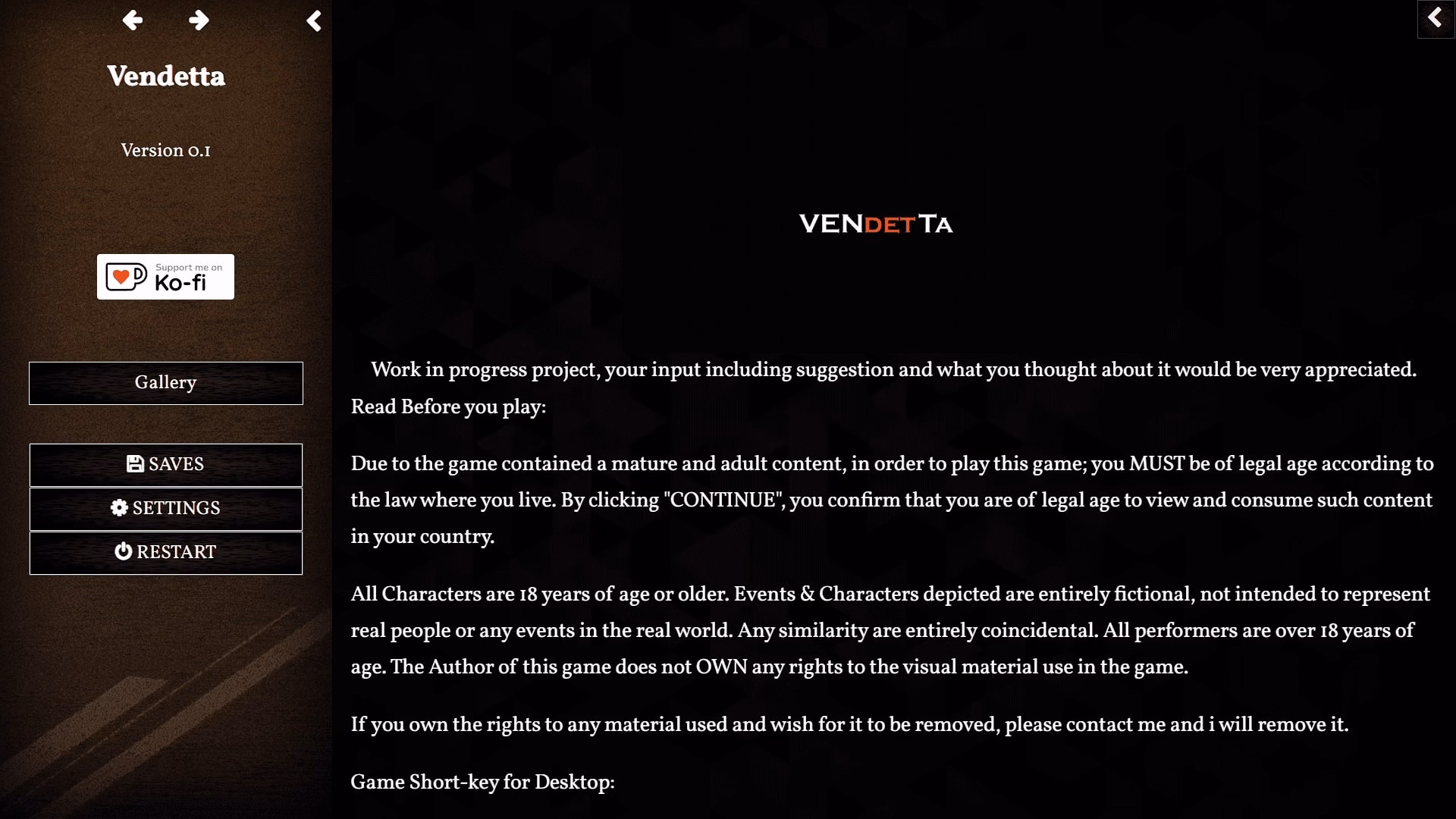 HTML Abandoned Vendetta [v0.3] [Turtleguy007]
