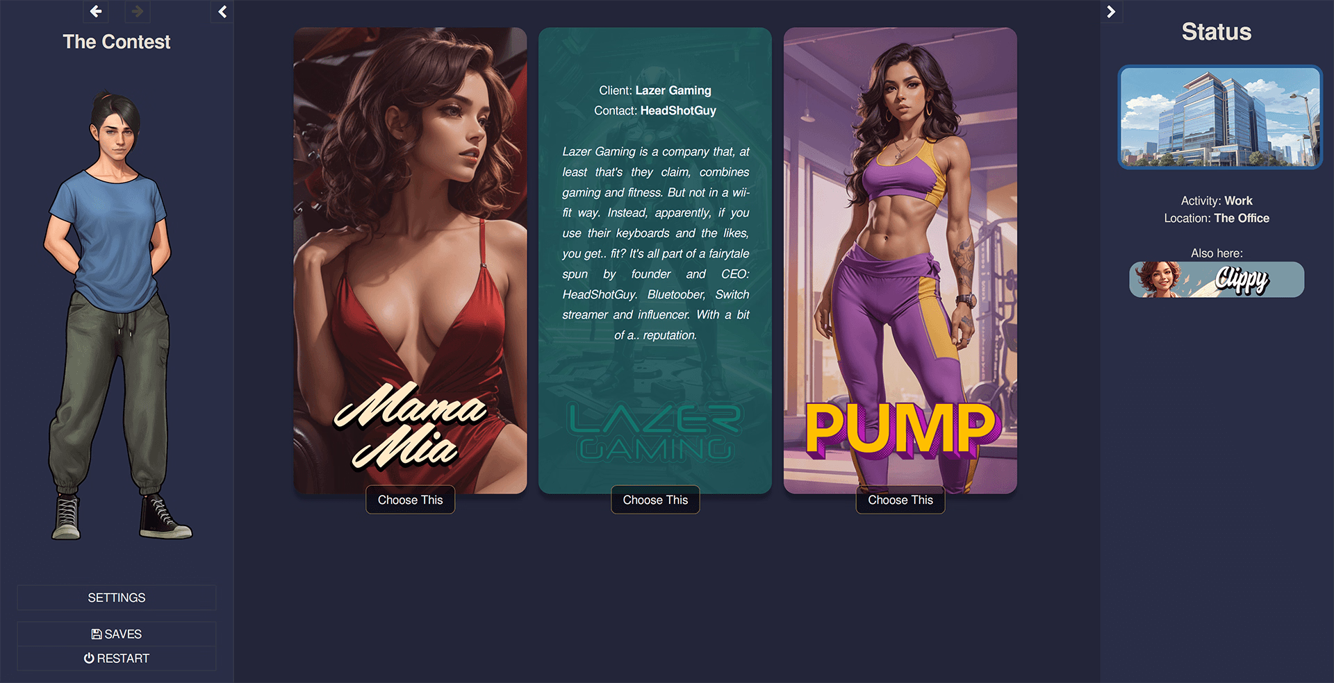 VN HTML Abandoned The Contest [C1W2.5] [Hopjesvlamonster]