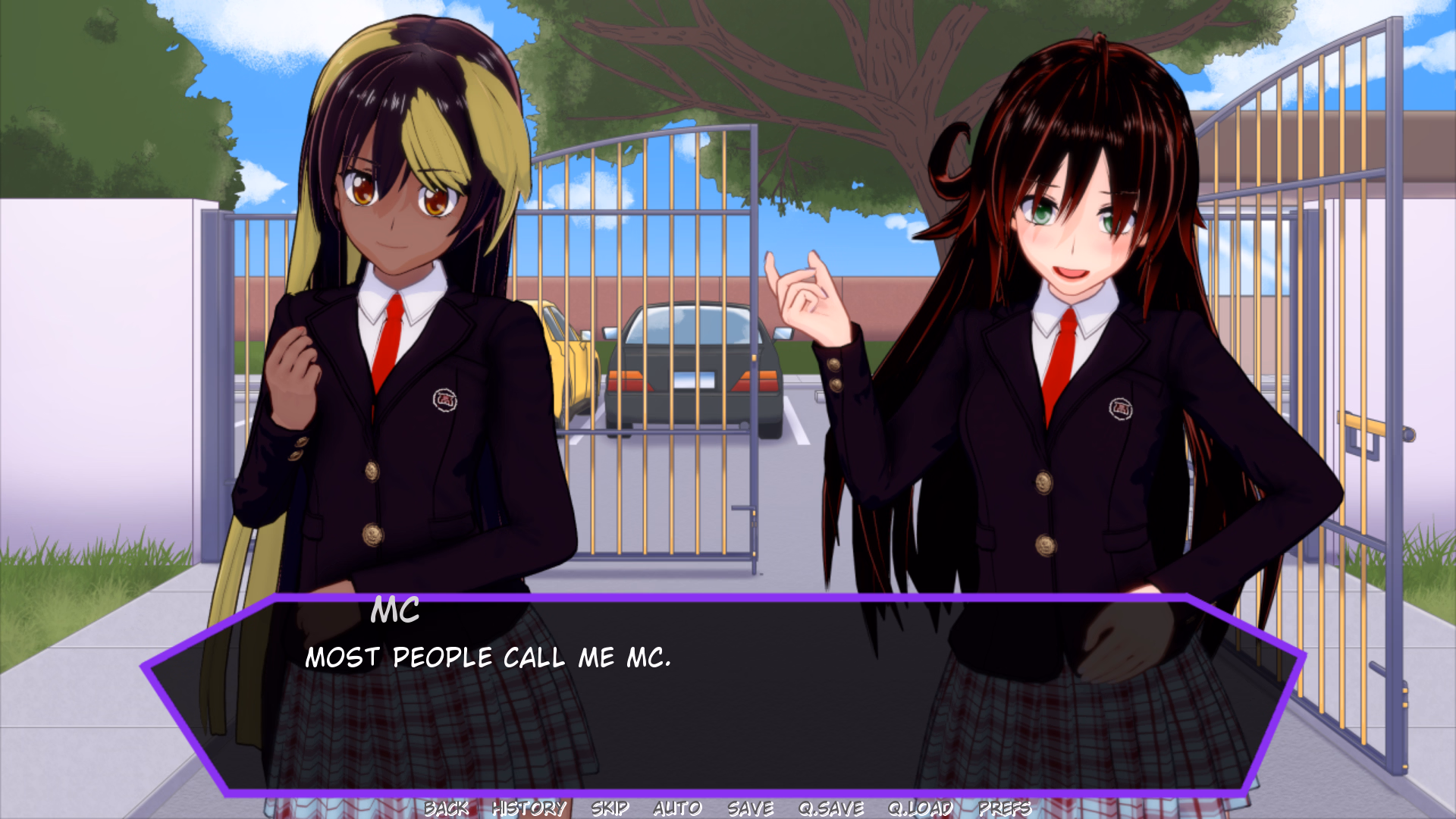 VN Ren'Py Under the Indigo Sky: The First Step [vb0.4] [IndiSkye]