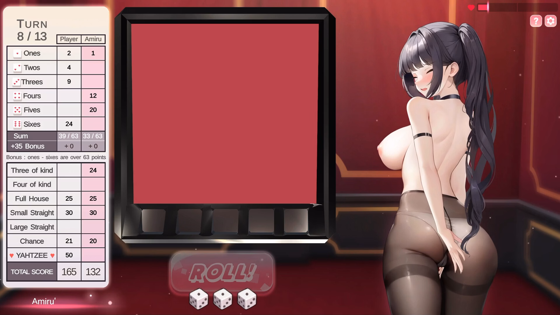 Unity Completed Yahtzee girl [Final] [Snappixgames]