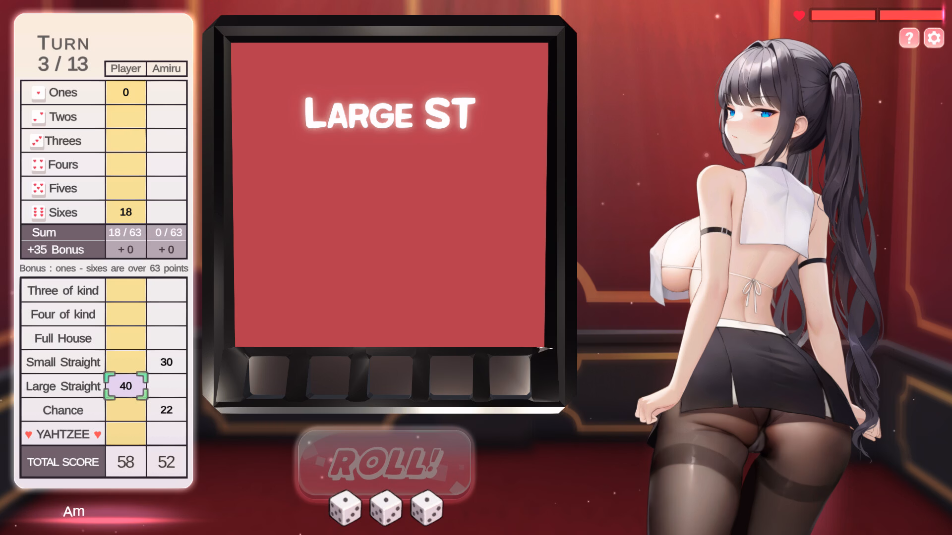 Unity Completed Yahtzee girl [Final] [Snappixgames]
