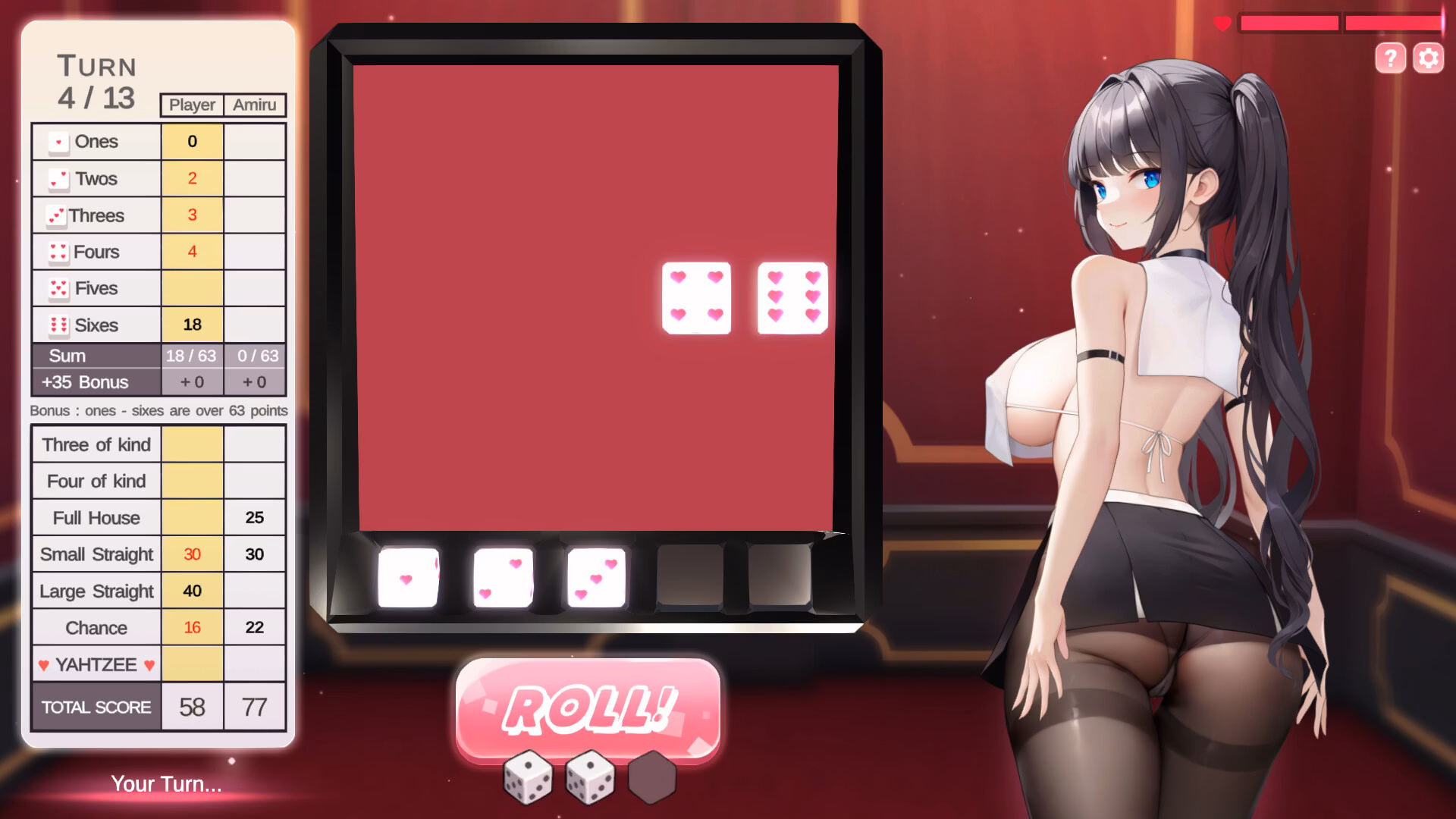 Unity Completed Yahtzee girl [Final] [Snappixgames]