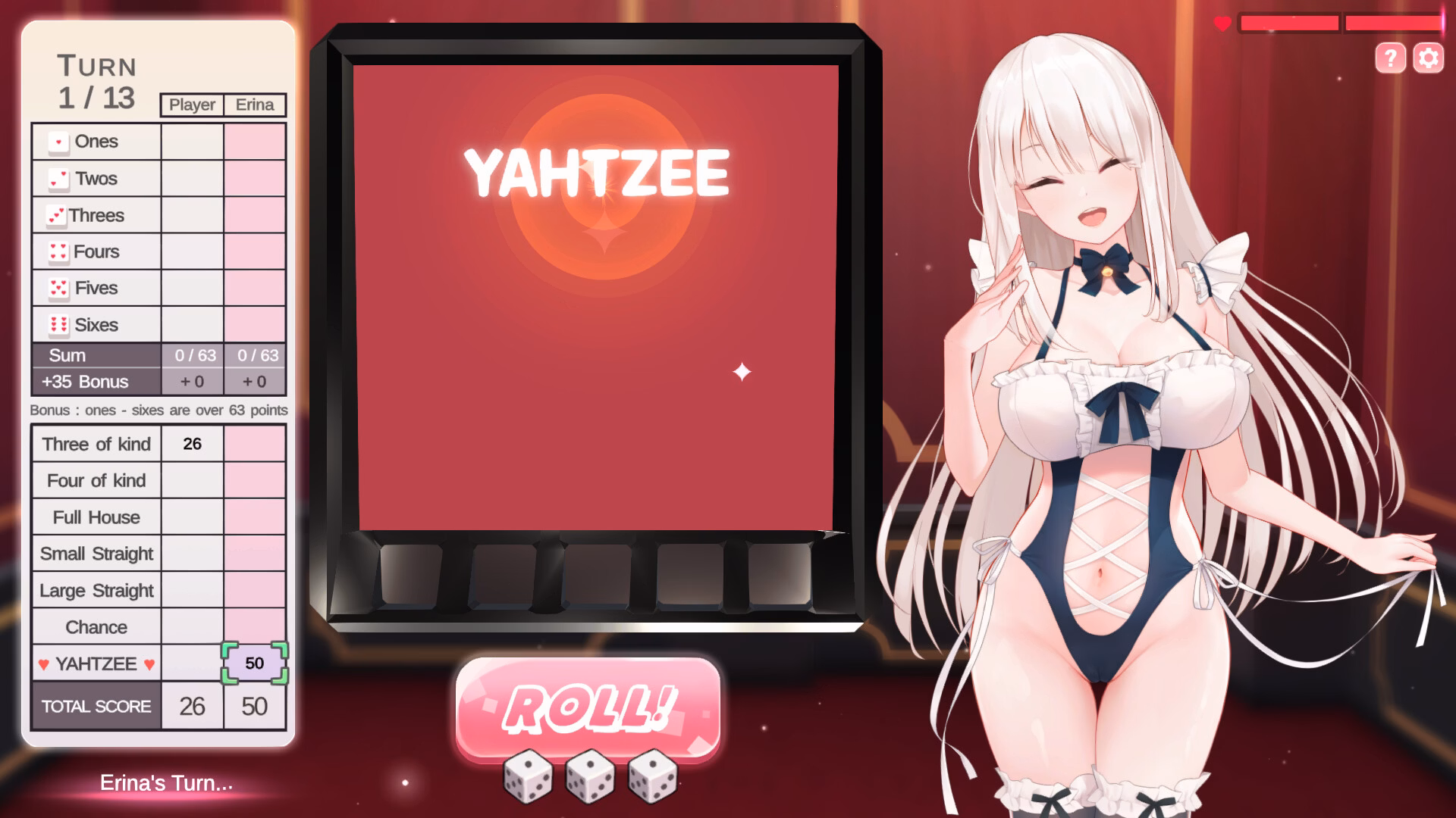 Unity Completed Yahtzee girl [Final] [Snappixgames]
