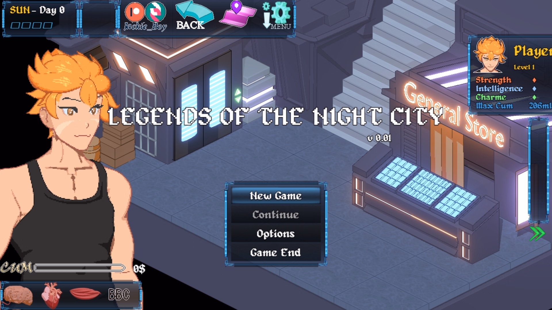RPGM Abandoned Legends of the Night City [v0.03] [Jackie Boy]