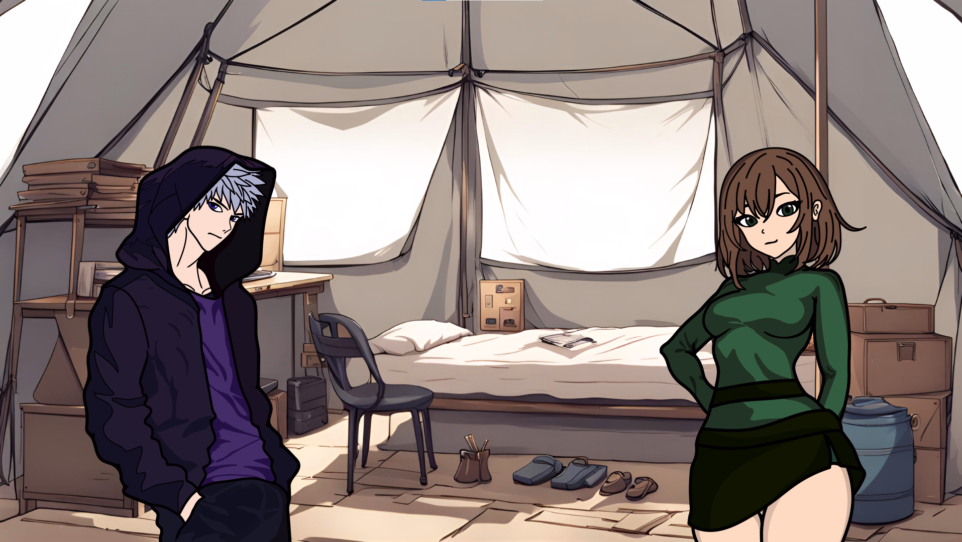 VN Ren'Py Completed Hentai Camp Guards [Final] [Evelai]