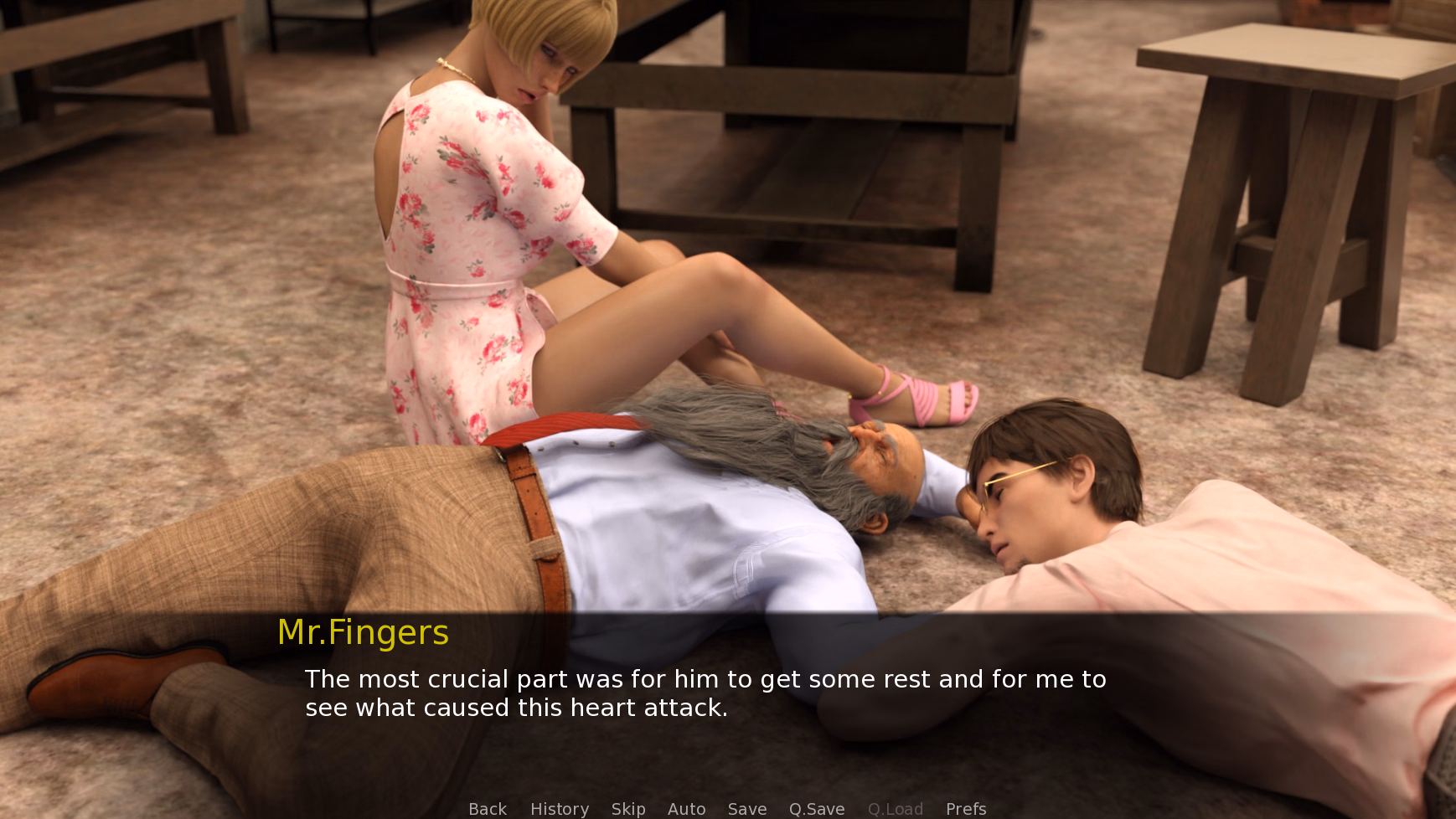 VN Ren'Py Completed Hands Of Gold [v1.0] [Foxy Gang]