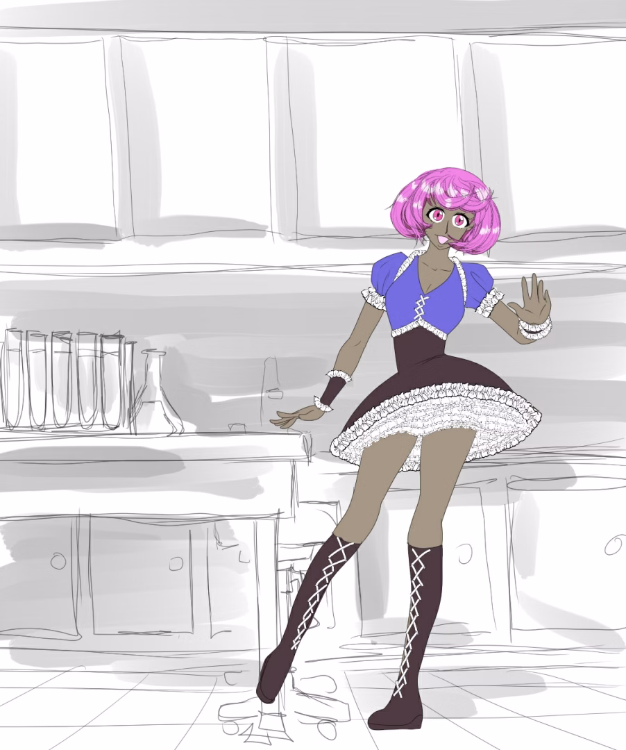 VN Ren'Py Ray's Experiment [v0.3] [Bloodkry]