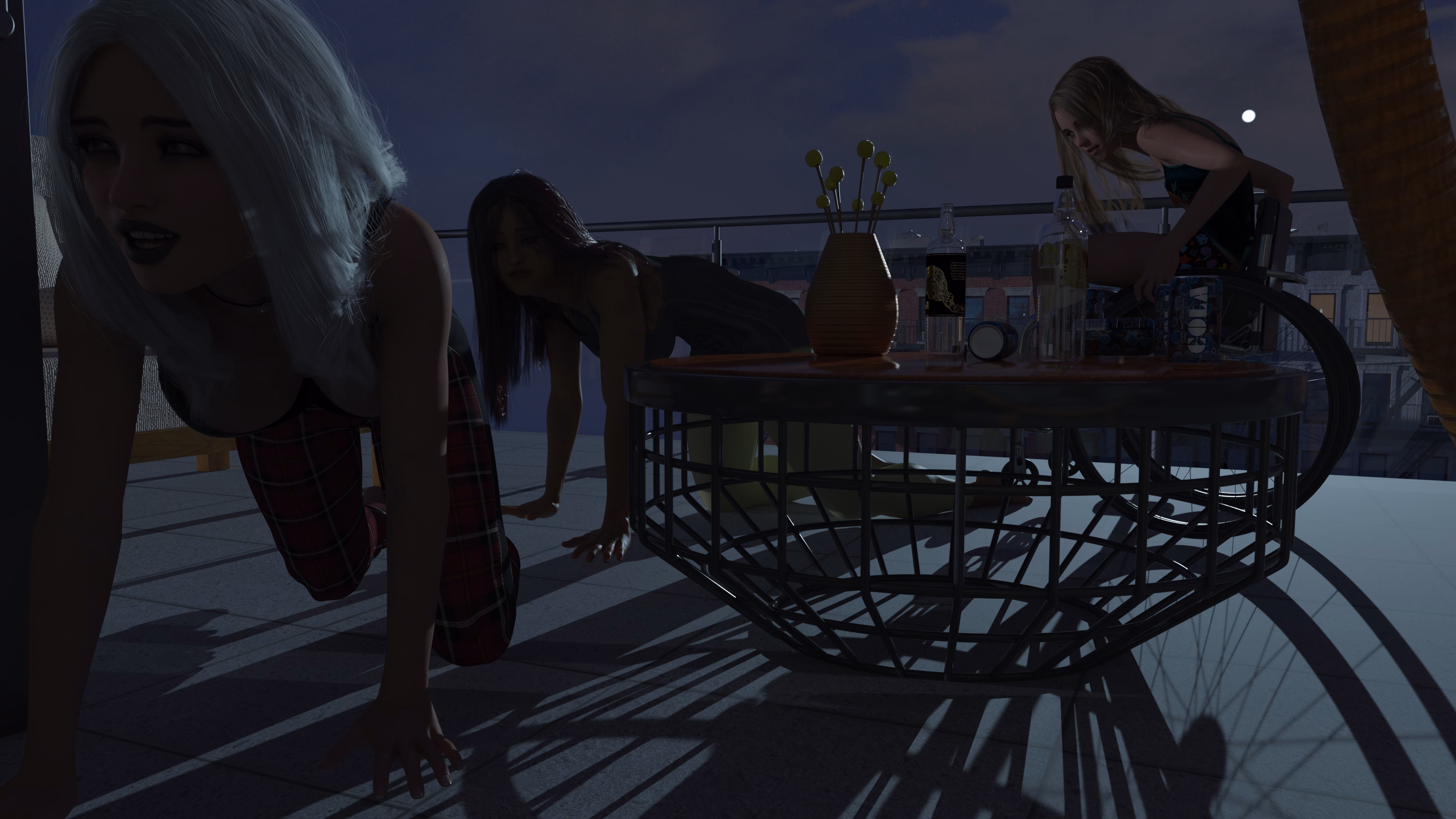 VN Ren'Py Abandoned The Sinful City Fight for Love [v0.4] [Peacemaker]