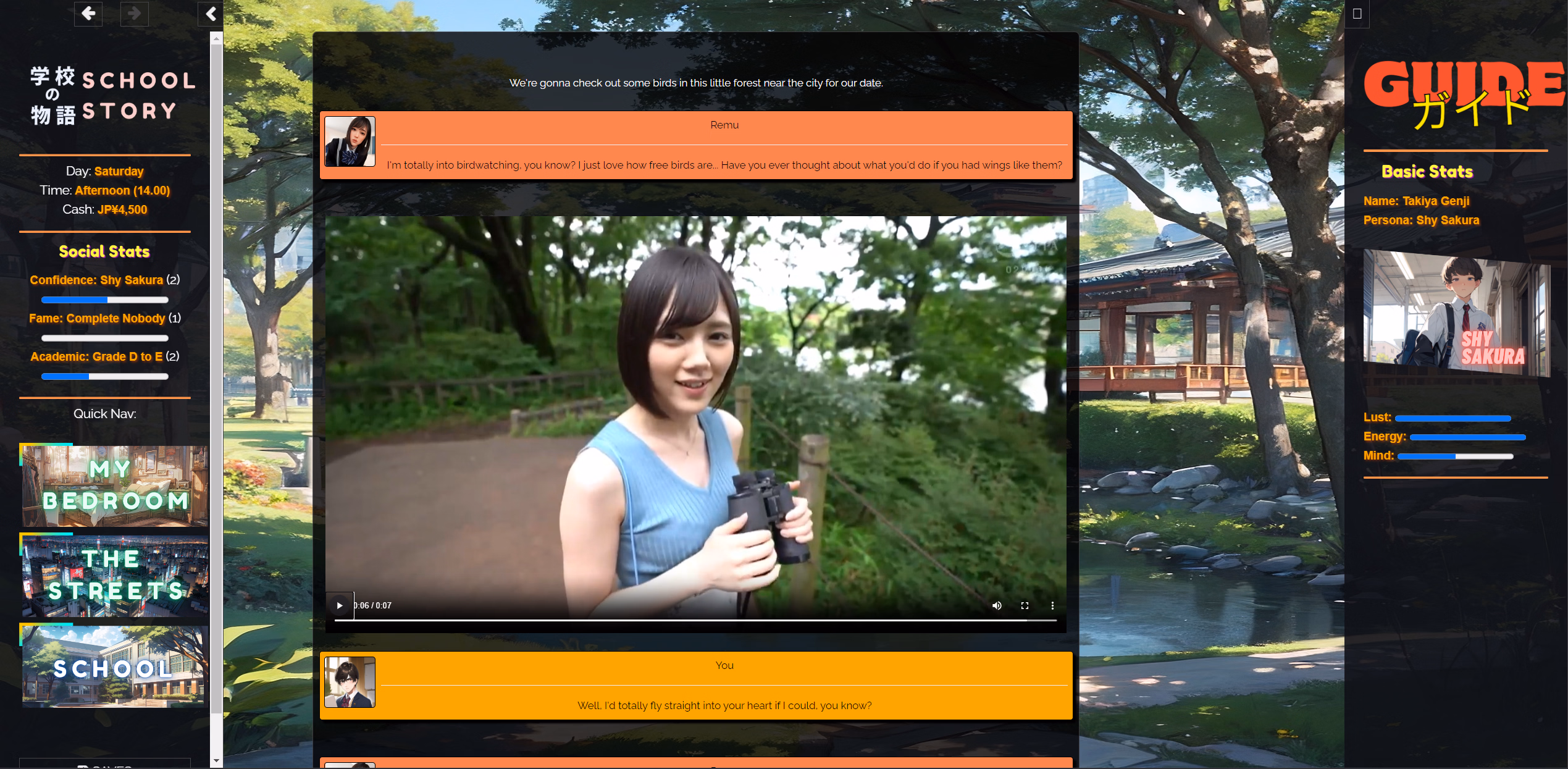 HTML Gakko No Monogatari - School Story [v0.36] [CorpoLife_dev]