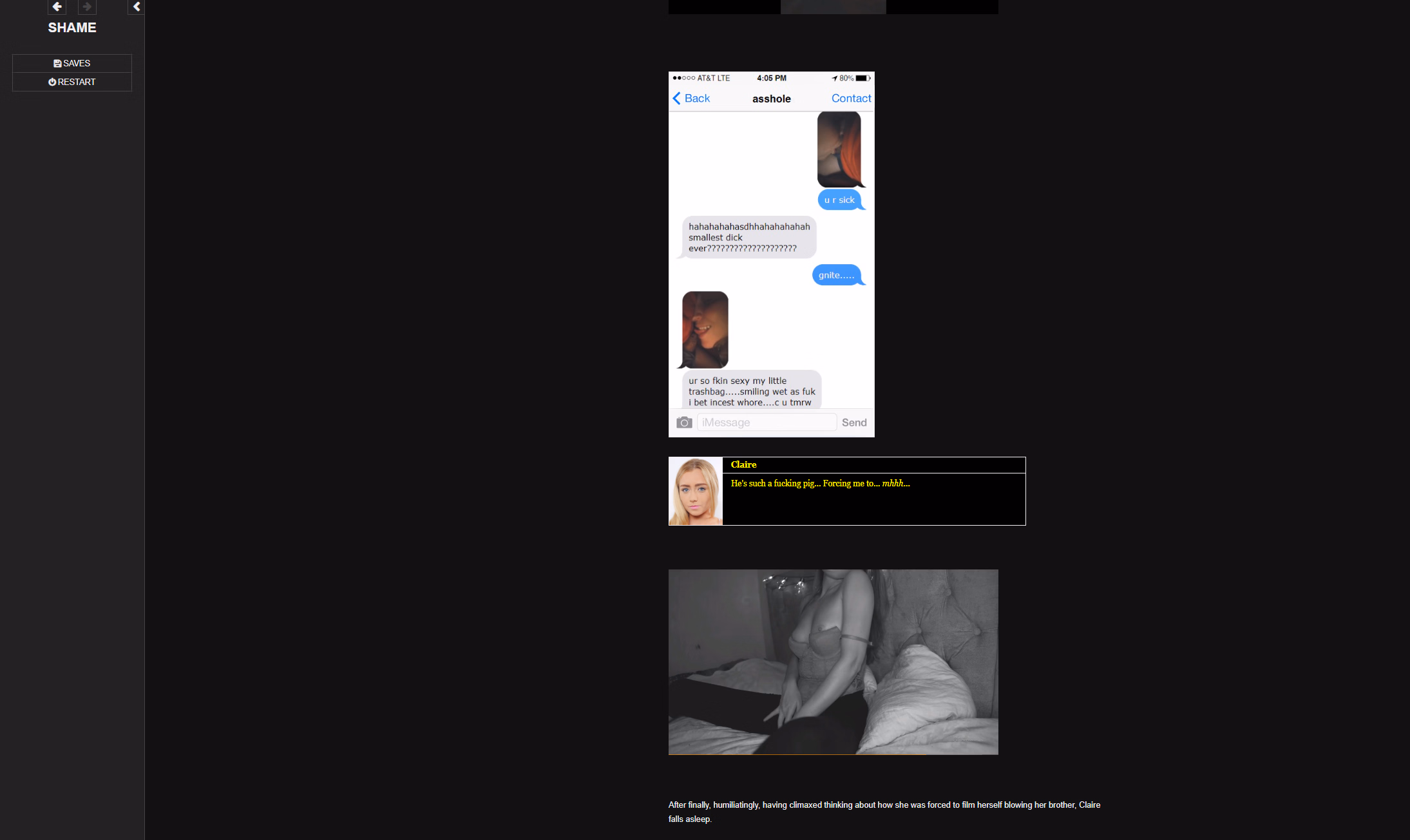 HTML Abandoned Shame [v0.1] [TildeWero]