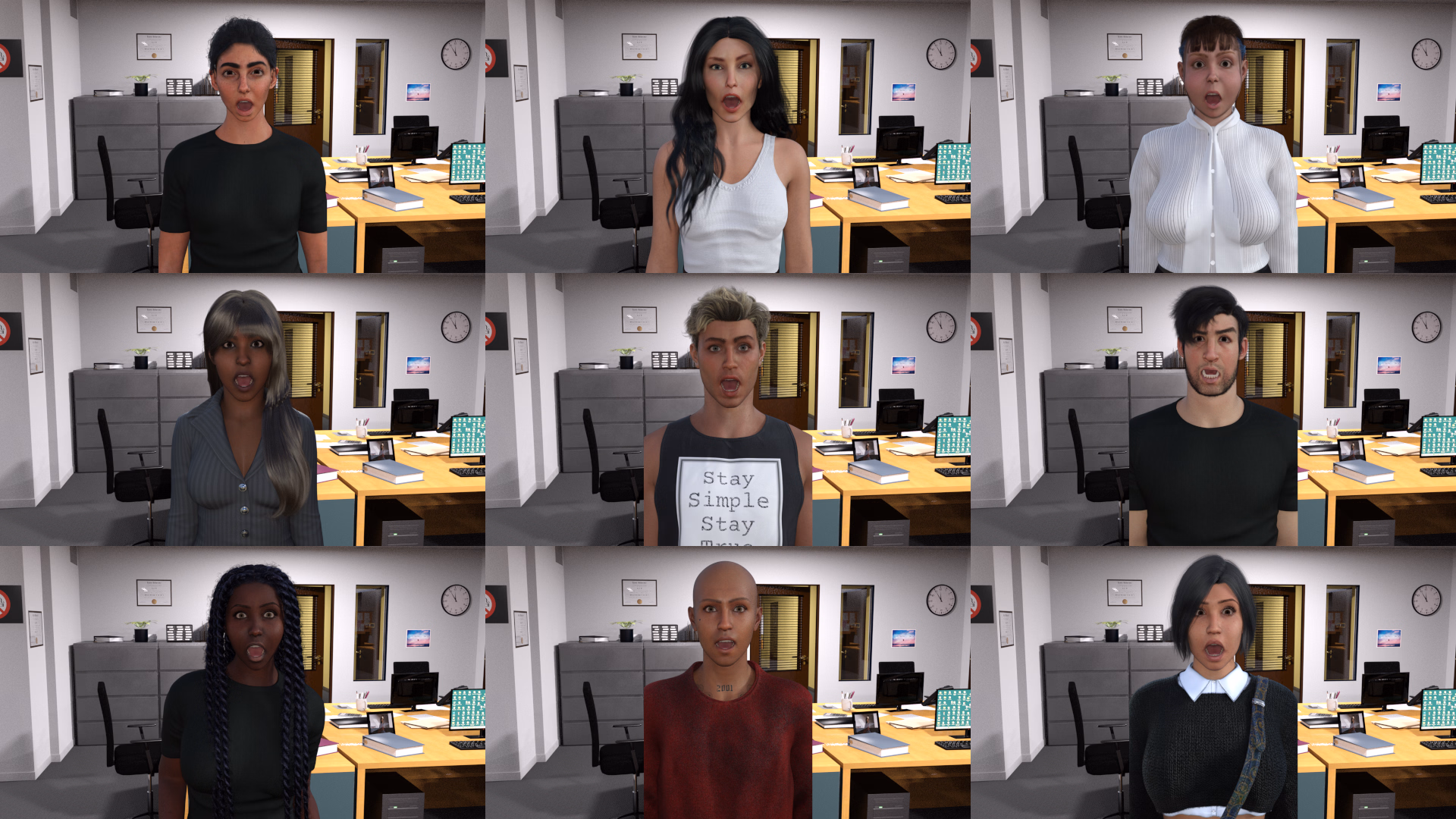 VN Ren'Py Completed Colleagues&Lovers [v1.0] [dakidogames]