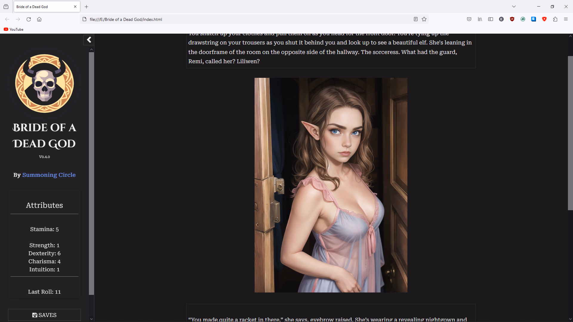 HTML Abandoned Bride of a Dead God [v0.4.2] [Summoning Circle]