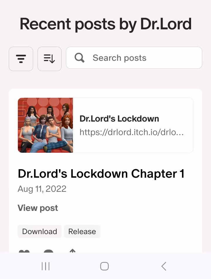 VN Ren'Py Abandoned Dr.Lord's Lockdown [Ch. 2] [Dr.Lord]