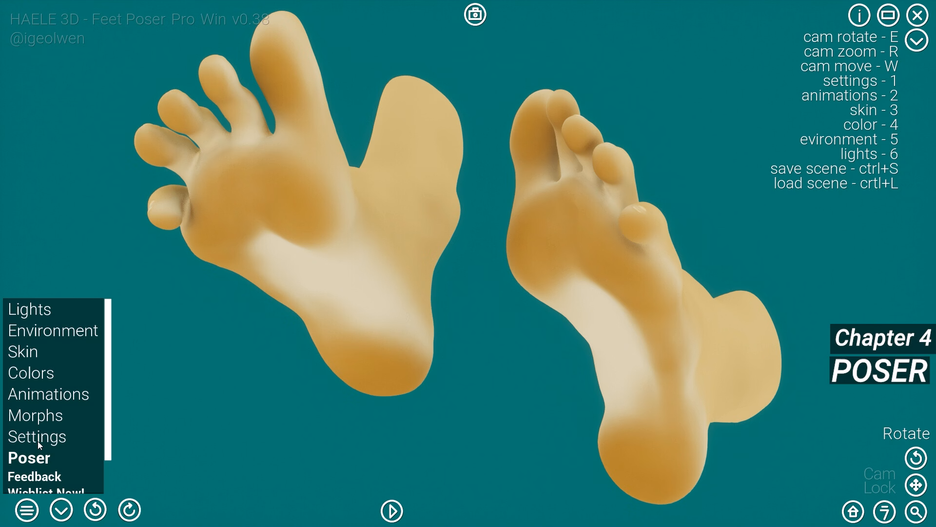 Unreal Engine HAELE 3D - Feet Poser Pro [v0.56.2] [Ige Olwen]