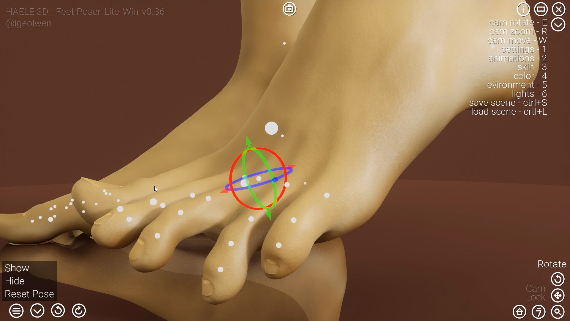 Unreal Engine HAELE 3D - Feet Poser Pro [v0.56.2] [Ige Olwen]