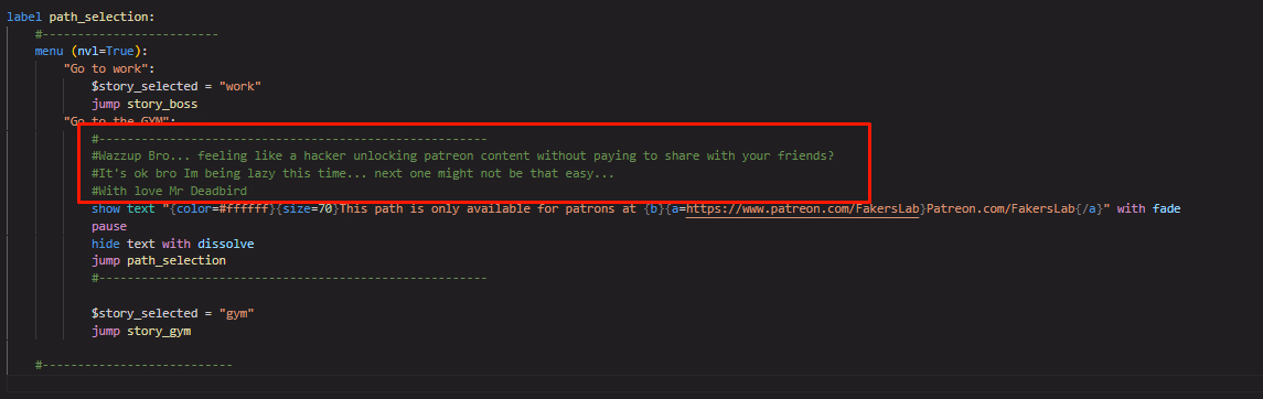 Ren'Py Abandoned Cheat Chat [v0.04] [Faker's Lab]