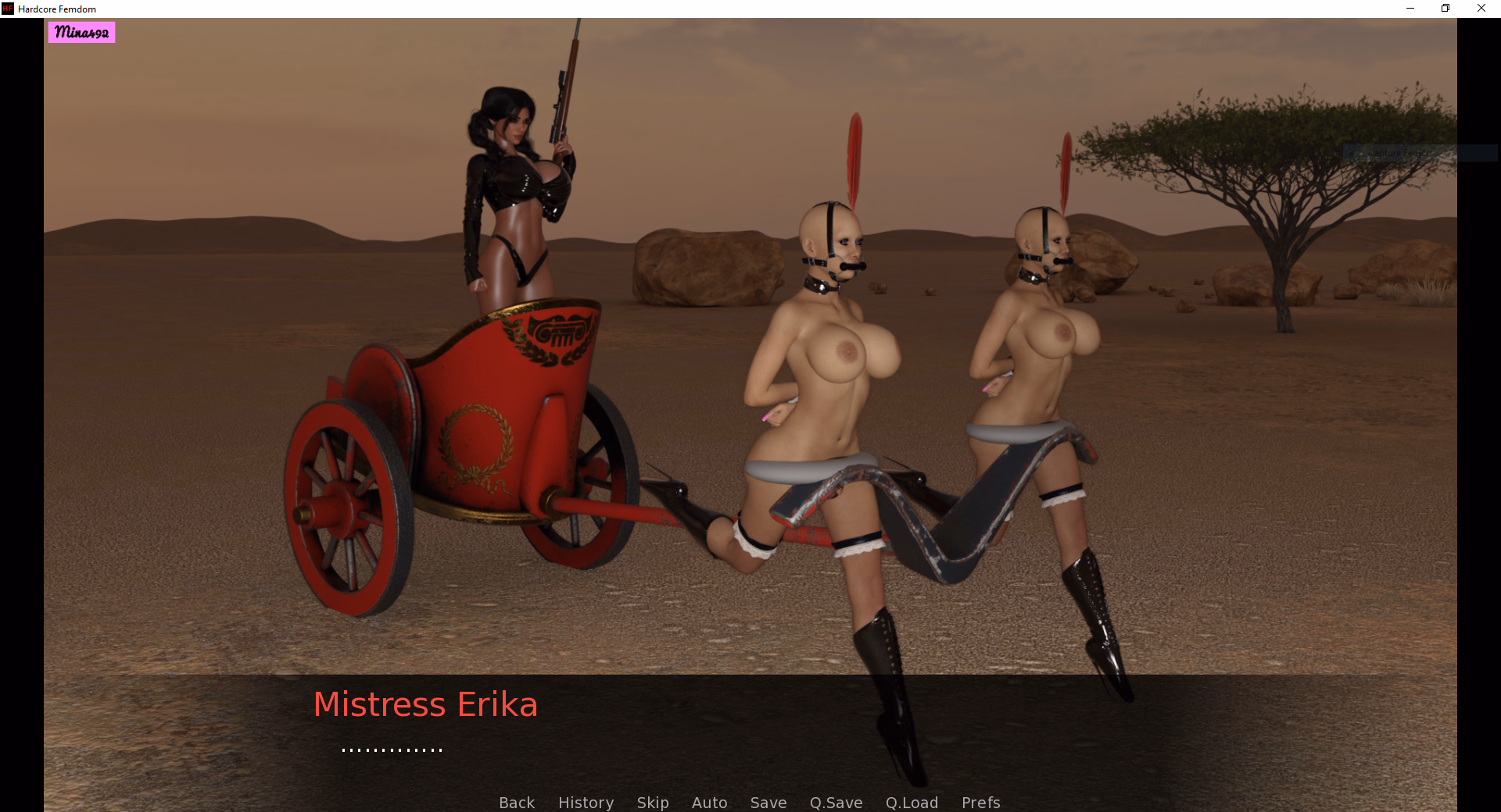VN Ren'Py Abandoned Hardcore Femdom [v1.03] [Mina492]