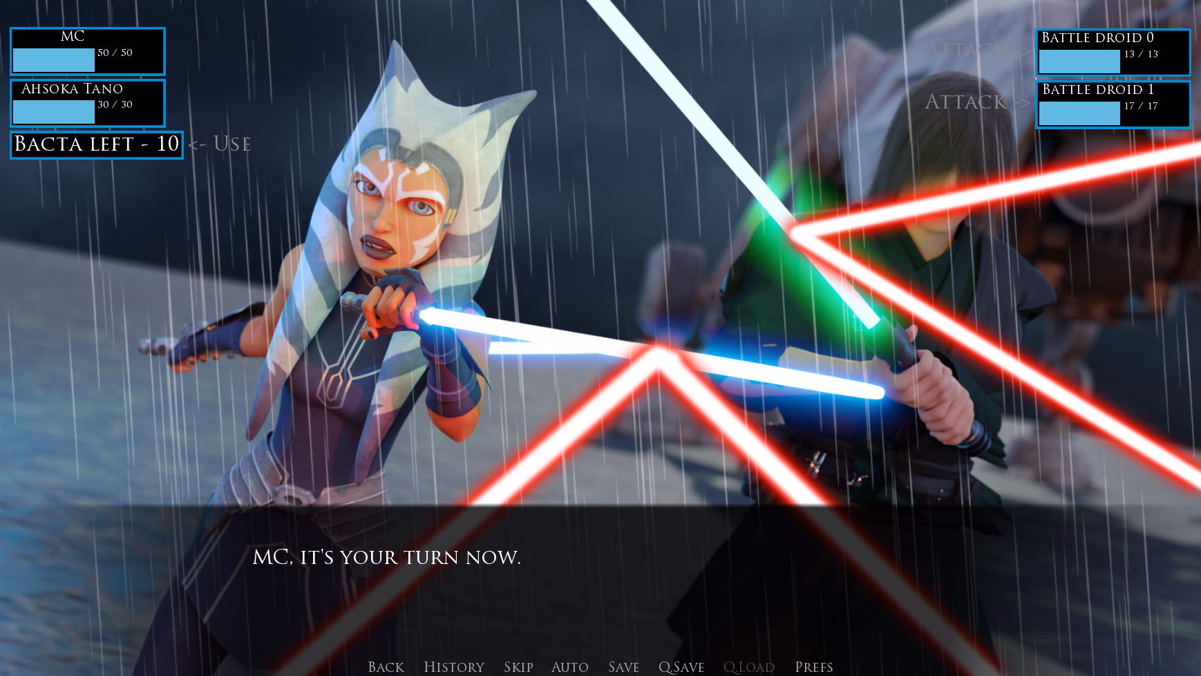 VN Ren'Py Star Warrior and Space Girls [v0.6.1] [Typiconart]