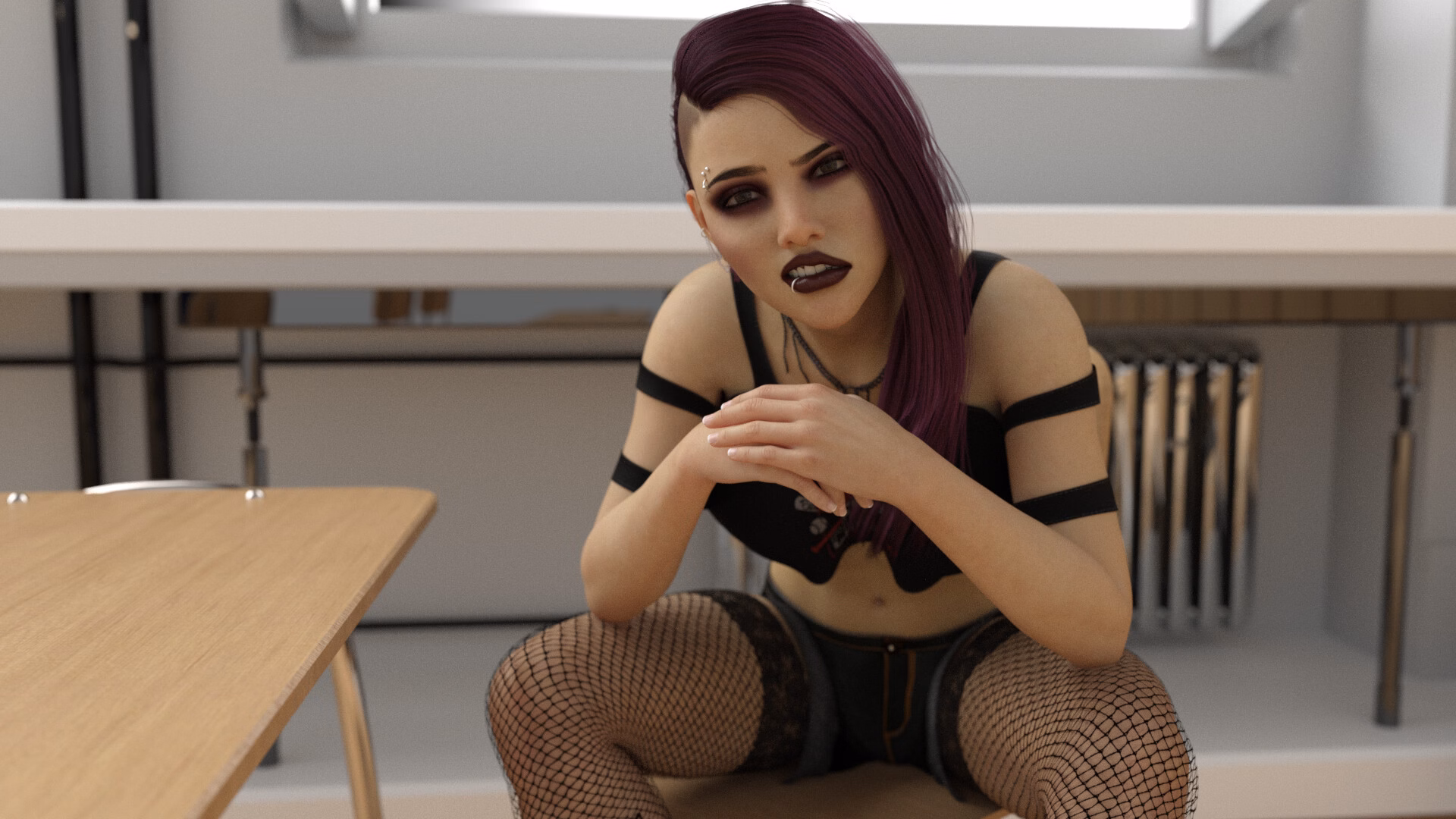 VN Ren'Py Abandoned Futanari College [Ep.1] [Futanari College Games]
