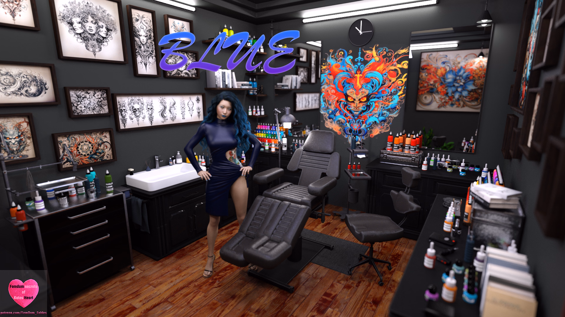 VN Ren'Py Abandoned Femdom Secrets of Kates Heart [v0.1] [FemDom Fables Studios]