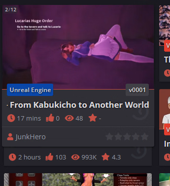 Unreal Engine Abandoned Junk Hero - From Kabukicho to Another World [v0002] [JunkHero]