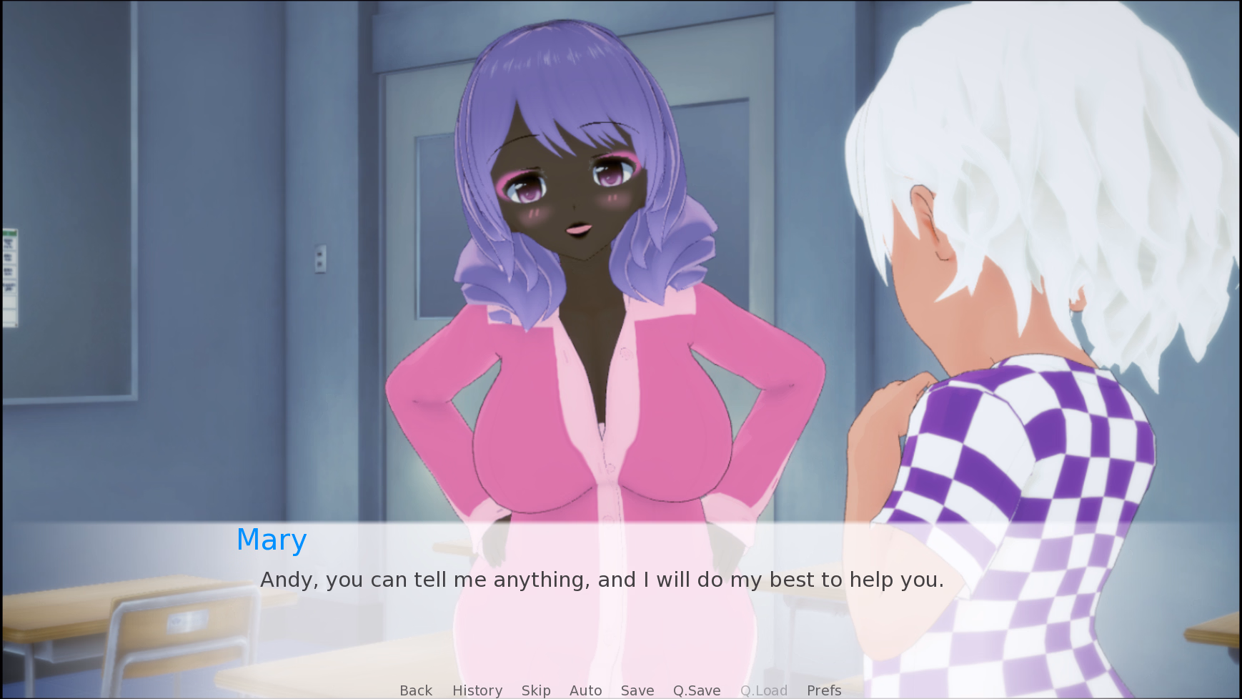VN Ren'Py Completed Almost a Kiss [v1.0] [Weird420XL]