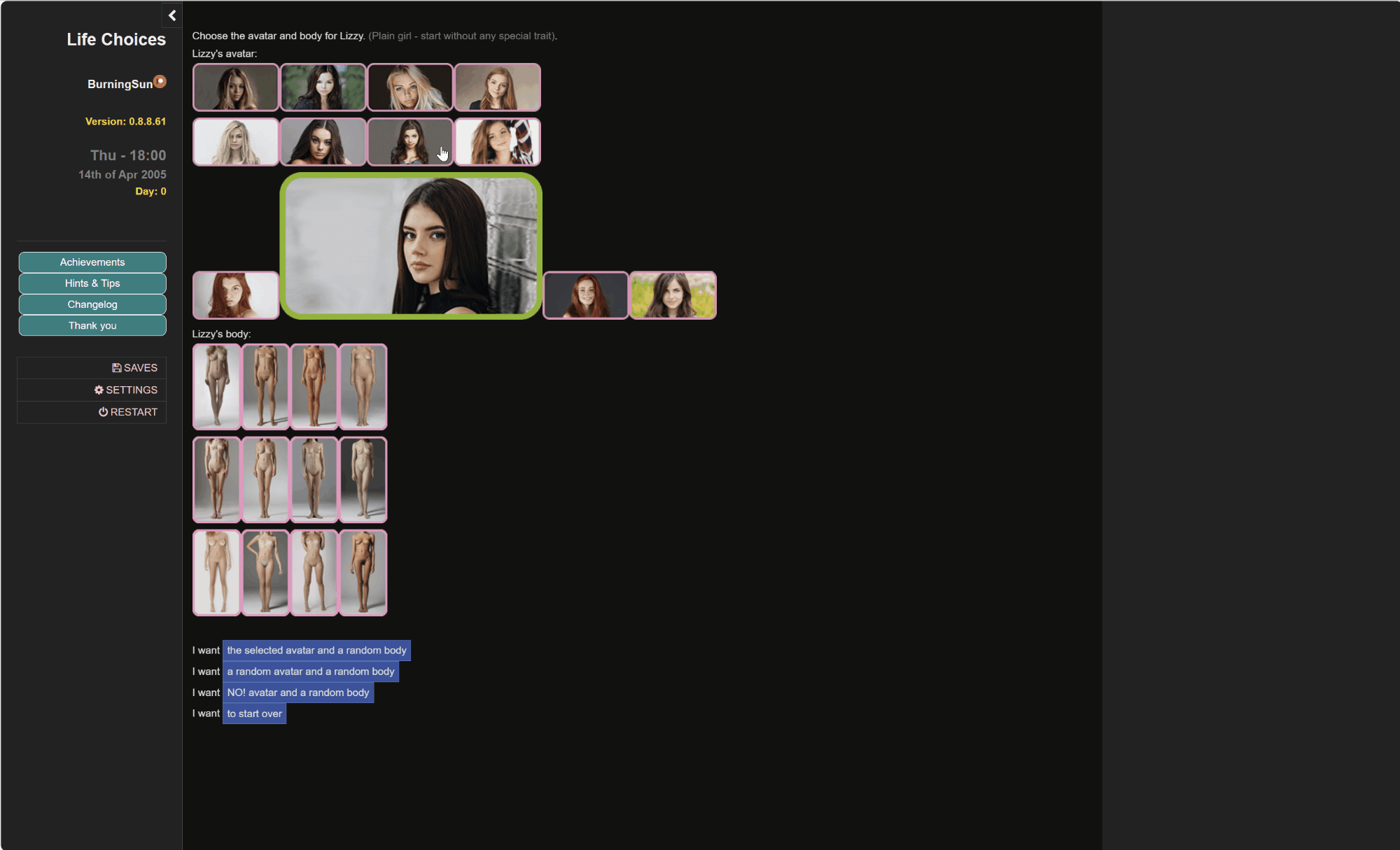 HTML Life Choices [v0.8.8.73] [Burningsun]
