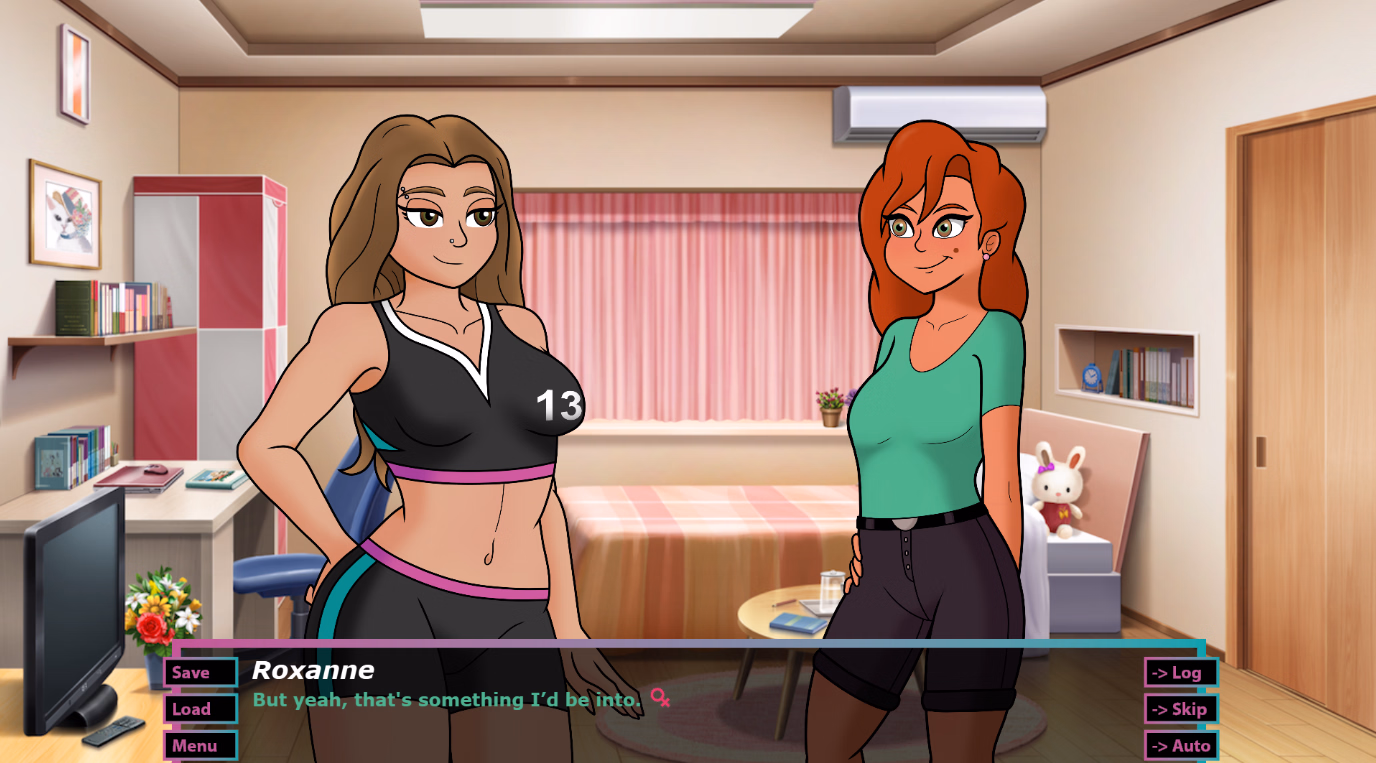 VN Ren'Py Lesbian Academy [v2.4.5 Fix] [MoonaMakesGames]