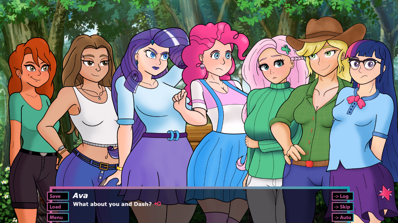 VN Ren'Py Lesbian Academy [v2.4.5 Fix] [MoonaMakesGames]