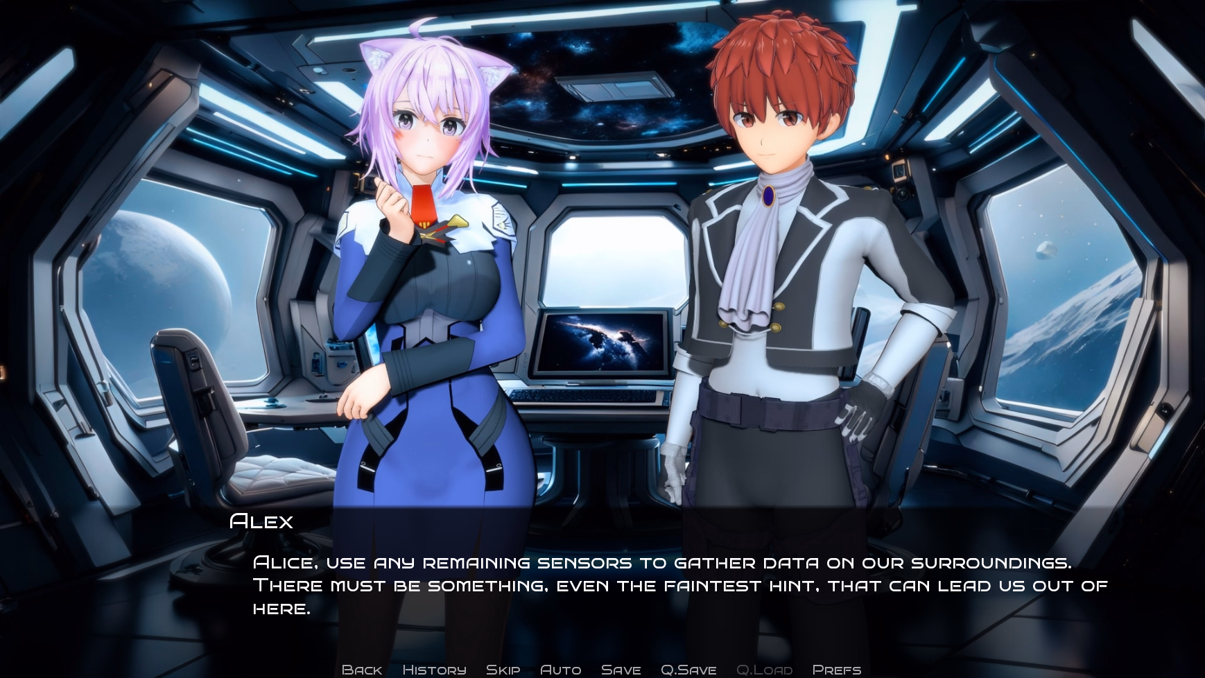 VN Ren'Py Abandoned Code Zero: Interstellar [v0.1] [Lazy Gem]