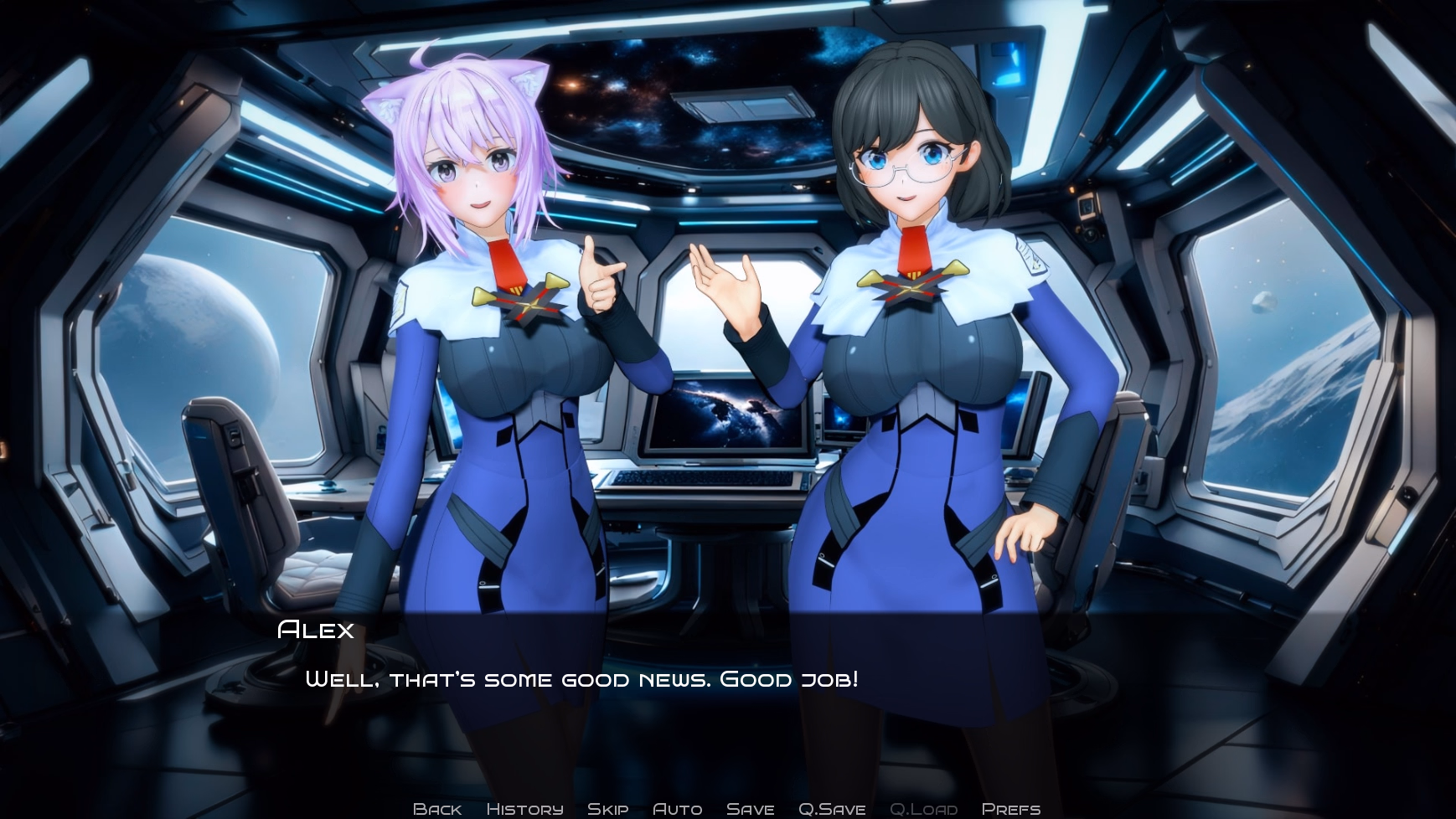 VN Ren'Py Abandoned Code Zero: Interstellar [v0.1] [Lazy Gem]