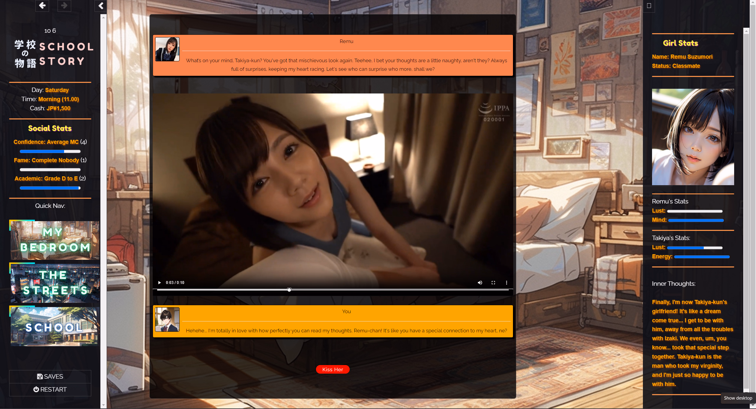 HTML Gakko No Monogatari - School Story [v0.36] [CorpoLife_dev]